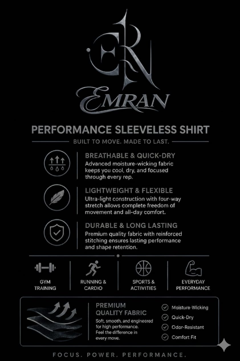 EMRAN Performance Sleeveless Shirt