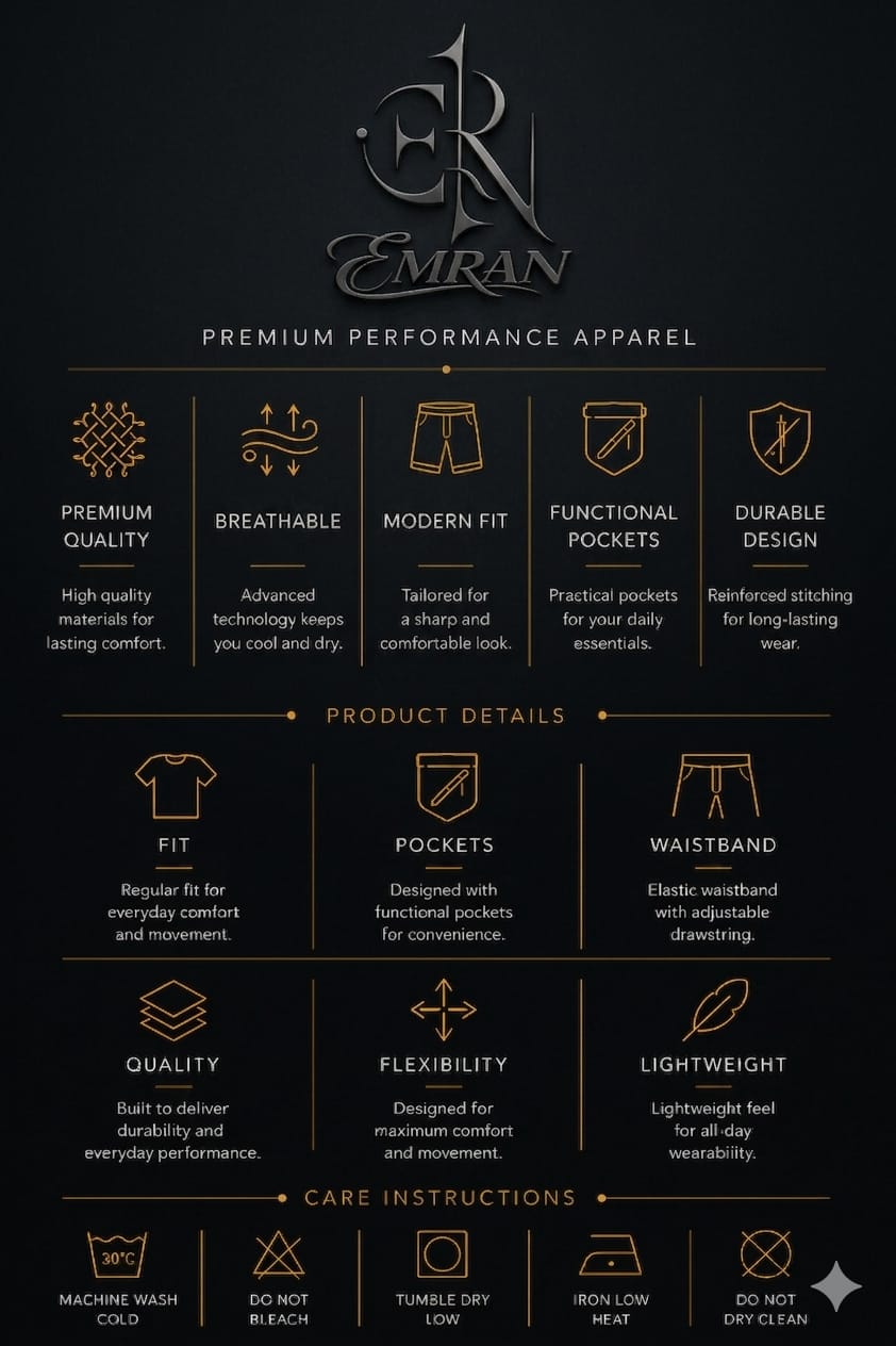 EMRAN Signature Essential Shorts