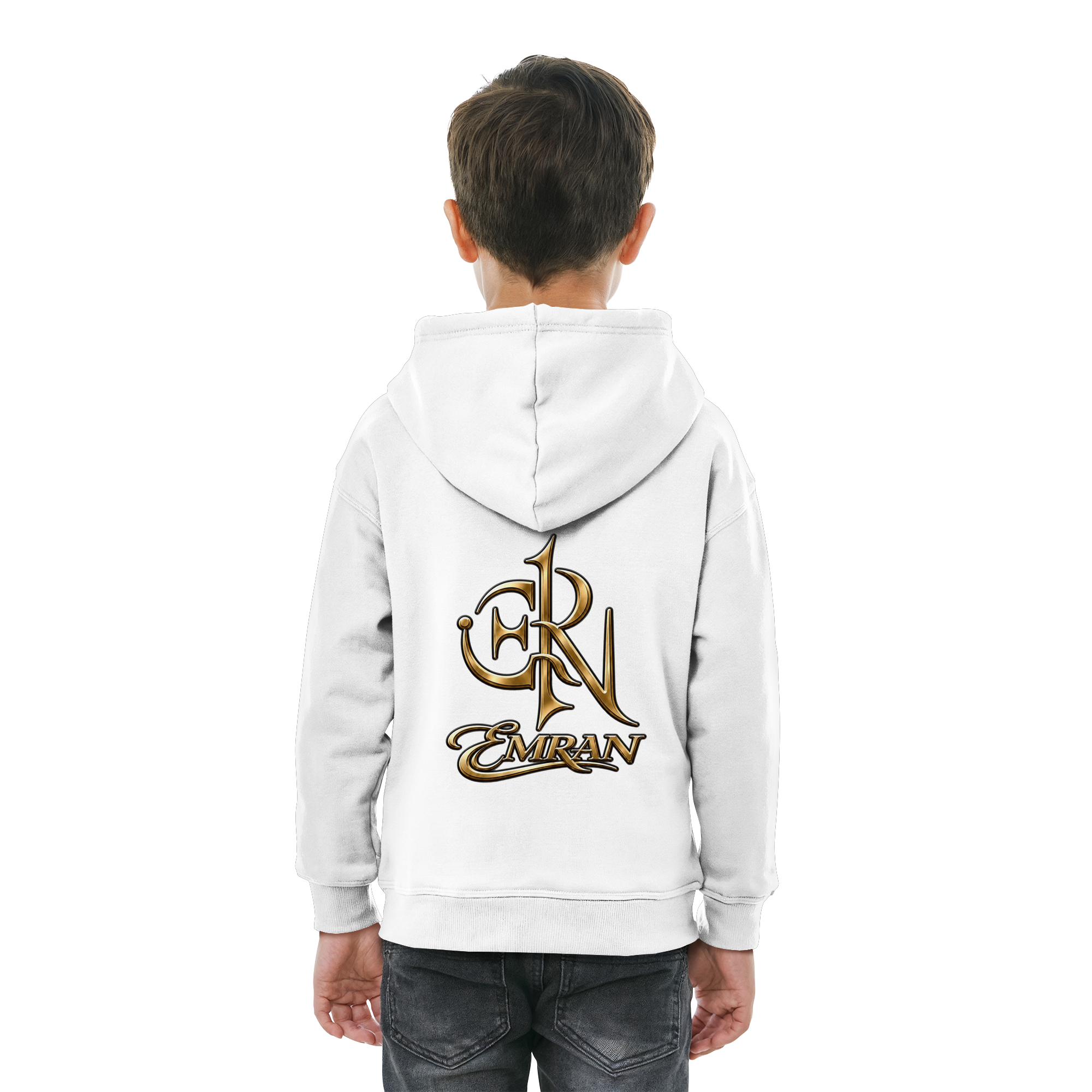 EMRAN Kids Basic Hoodie – Unisex Kinder Hoodie - Kids Basic Hoodie