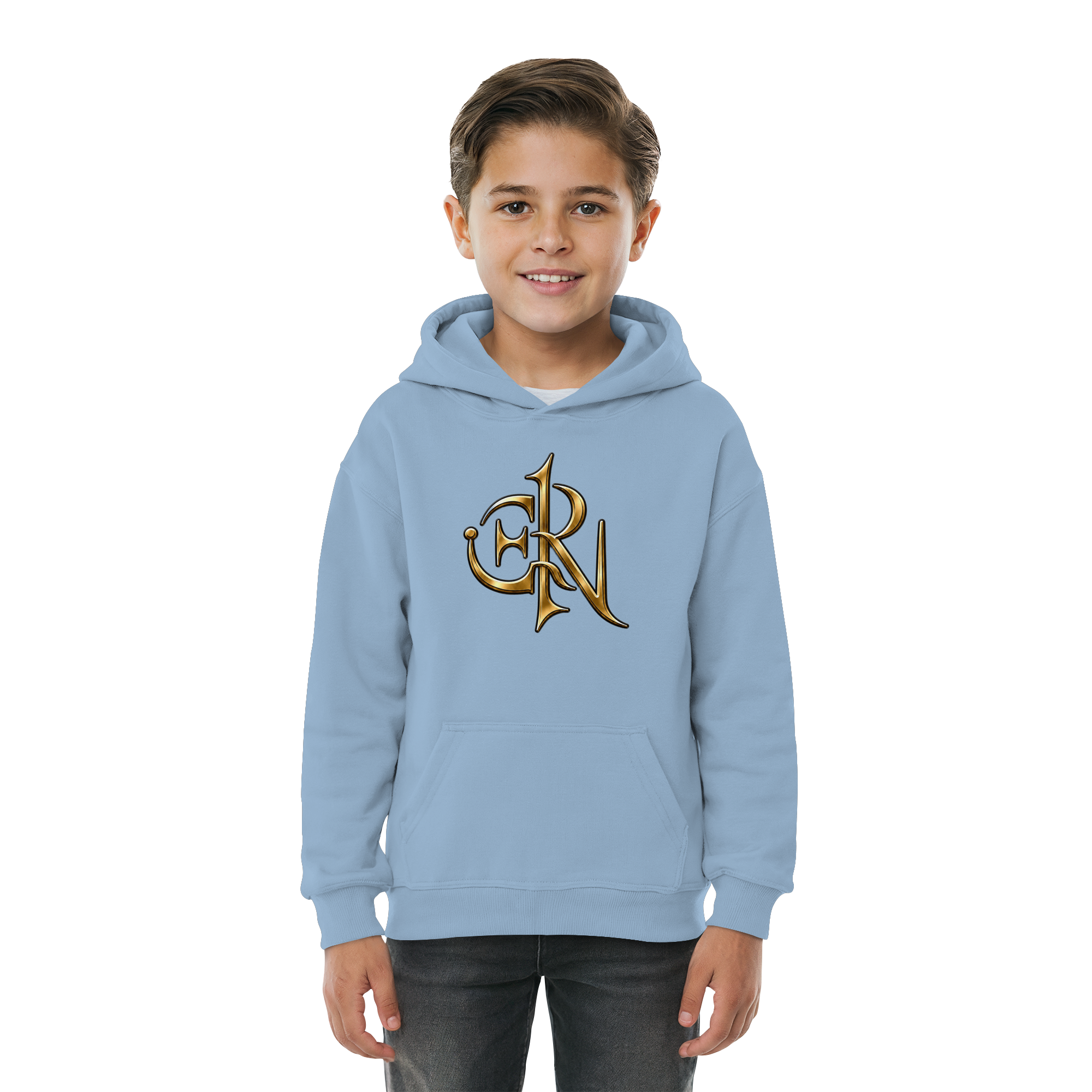 EMRAN Kids Basic Hoodie – Unisex Kinder Hoodie - Kids Basic Hoodie