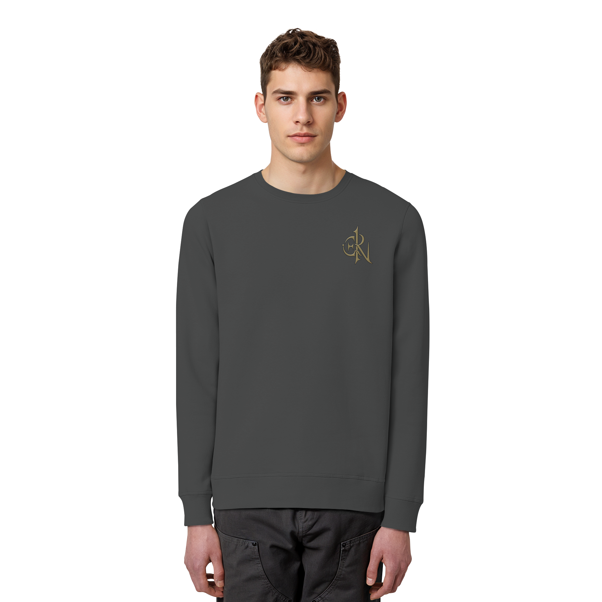 EMRAN Signature Sweatshirt – Burgundy Edition - Organic Basic Unisex Sweatshirt