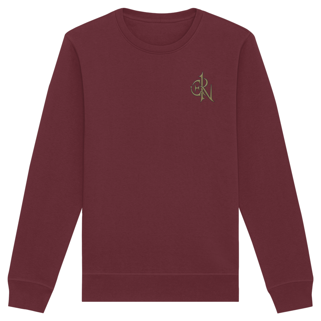 EMRAN Signature Sweatshirt – Burgundy Edition - Organic Basic Unisex Sweatshirt