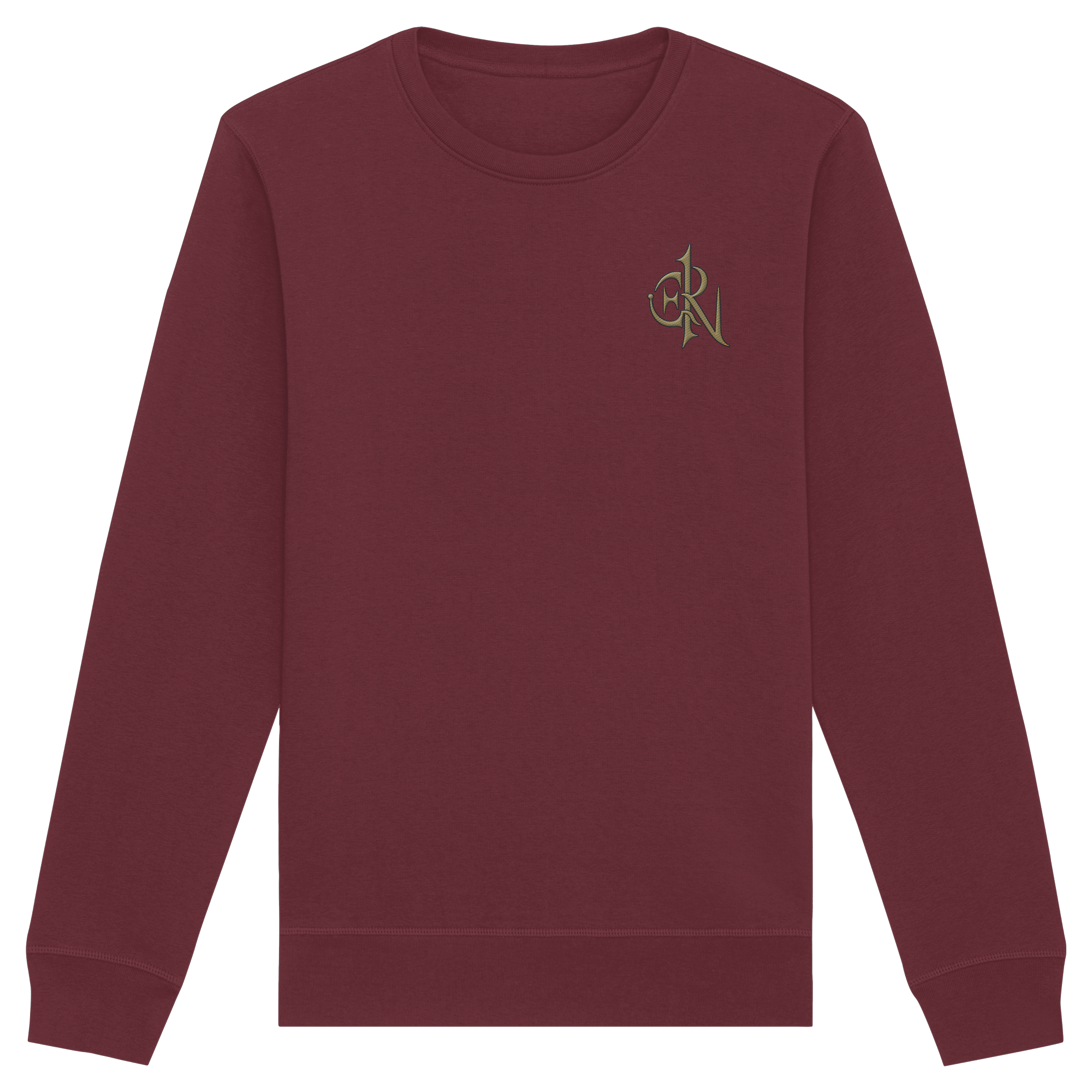 EMRAN Signature Sweatshirt – Burgundy Edition - Organic Basic Unisex Sweatshirt