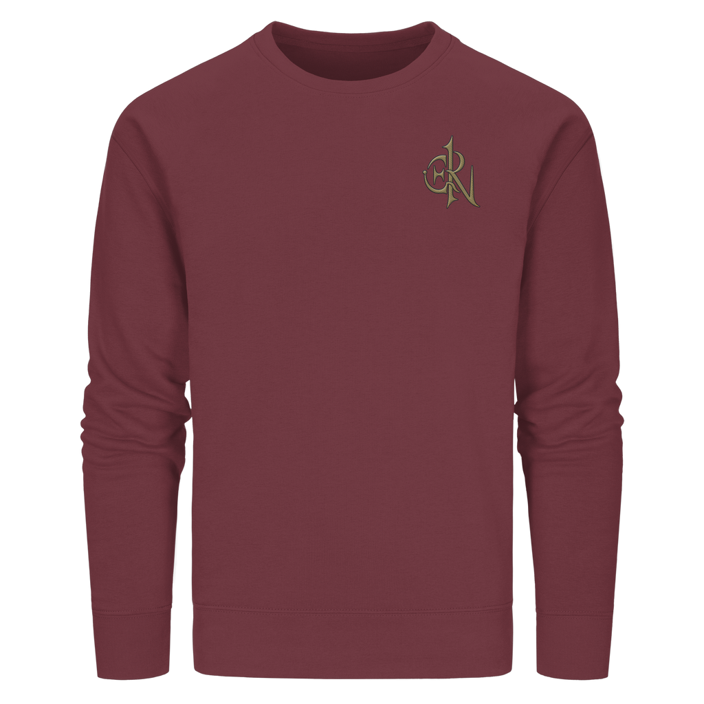 EMRAN Signature Sweatshirt – Burgundy Edition - Organic Basic Unisex Sweatshirt