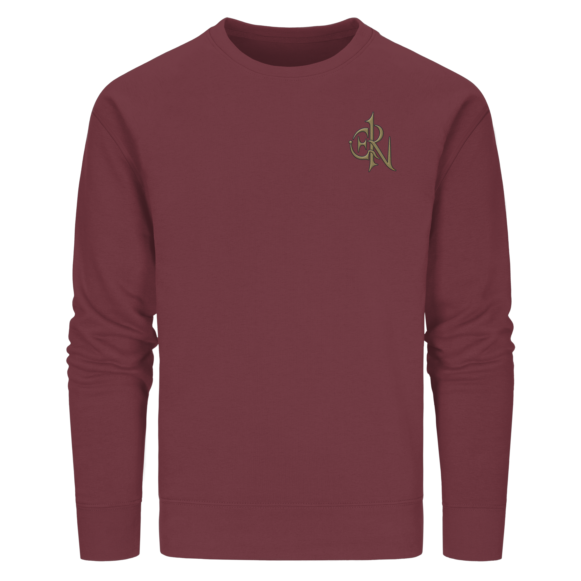 EMRAN Signature Sweatshirt – Burgundy Edition - Organic Basic Unisex Sweatshirt