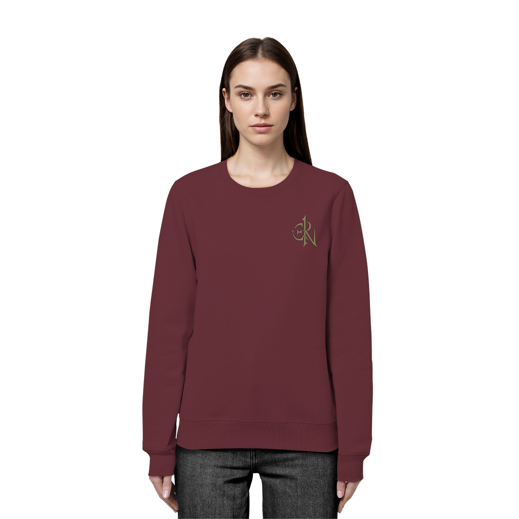 EMRAN Signature Sweatshirt – Burgundy Edition - Organic Basic Unisex Sweatshirt