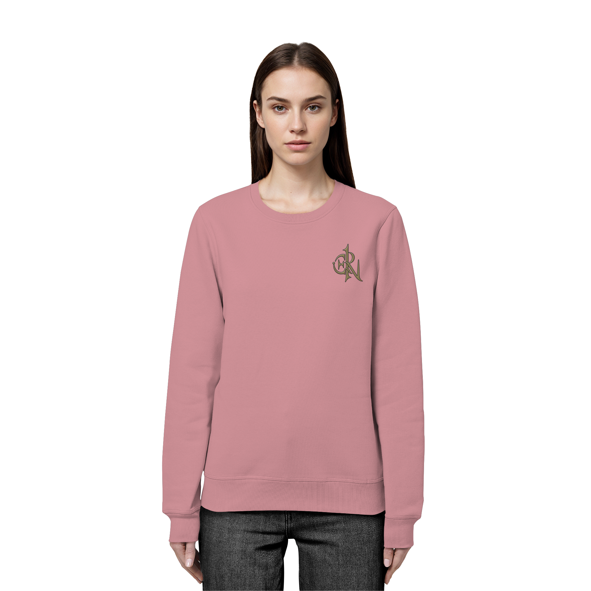 EMRAN Signature Sweatshirt – Burgundy Edition - Organic Basic Unisex Sweatshirt