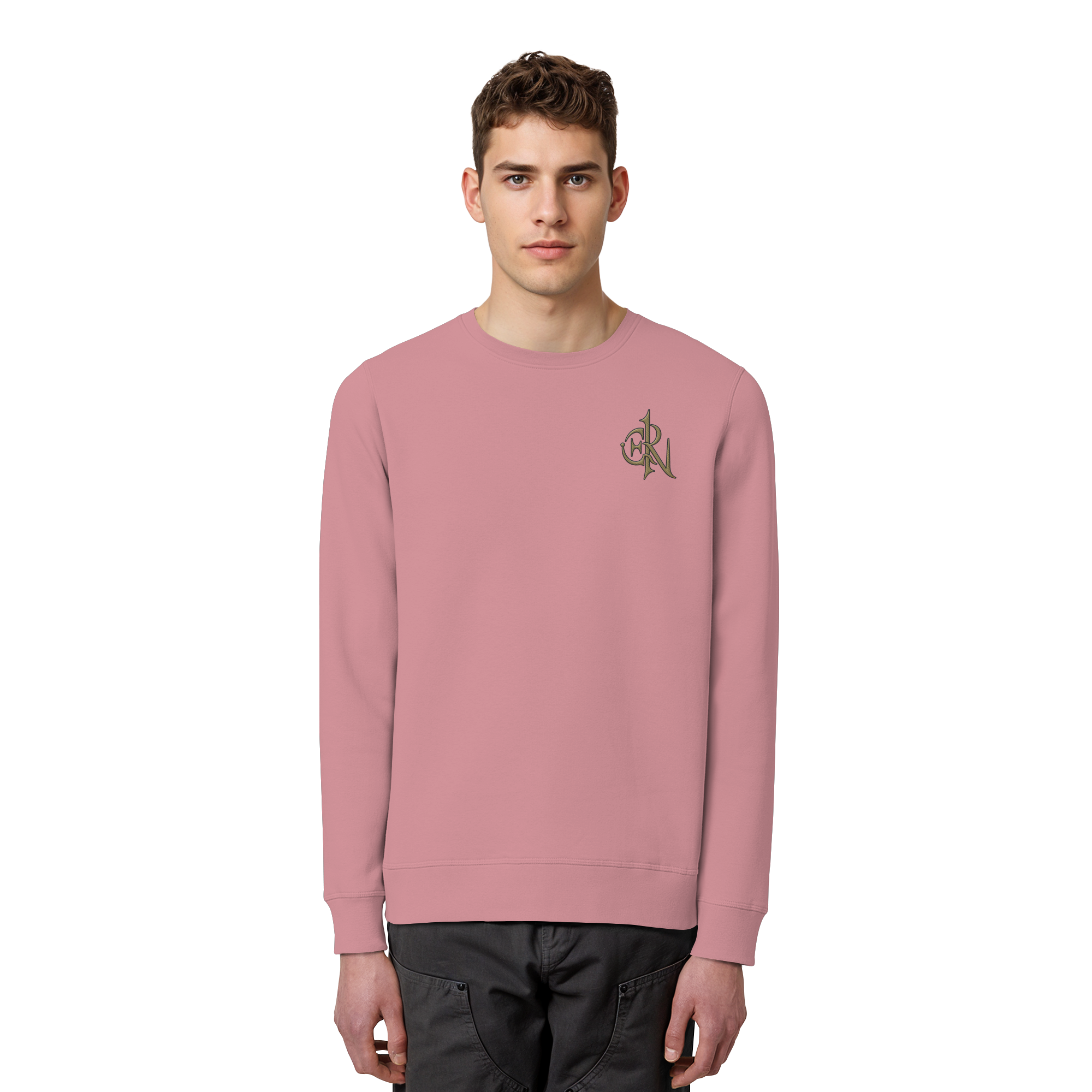 EMRAN Signature Sweatshirt – Burgundy Edition - Organic Basic Unisex Sweatshirt