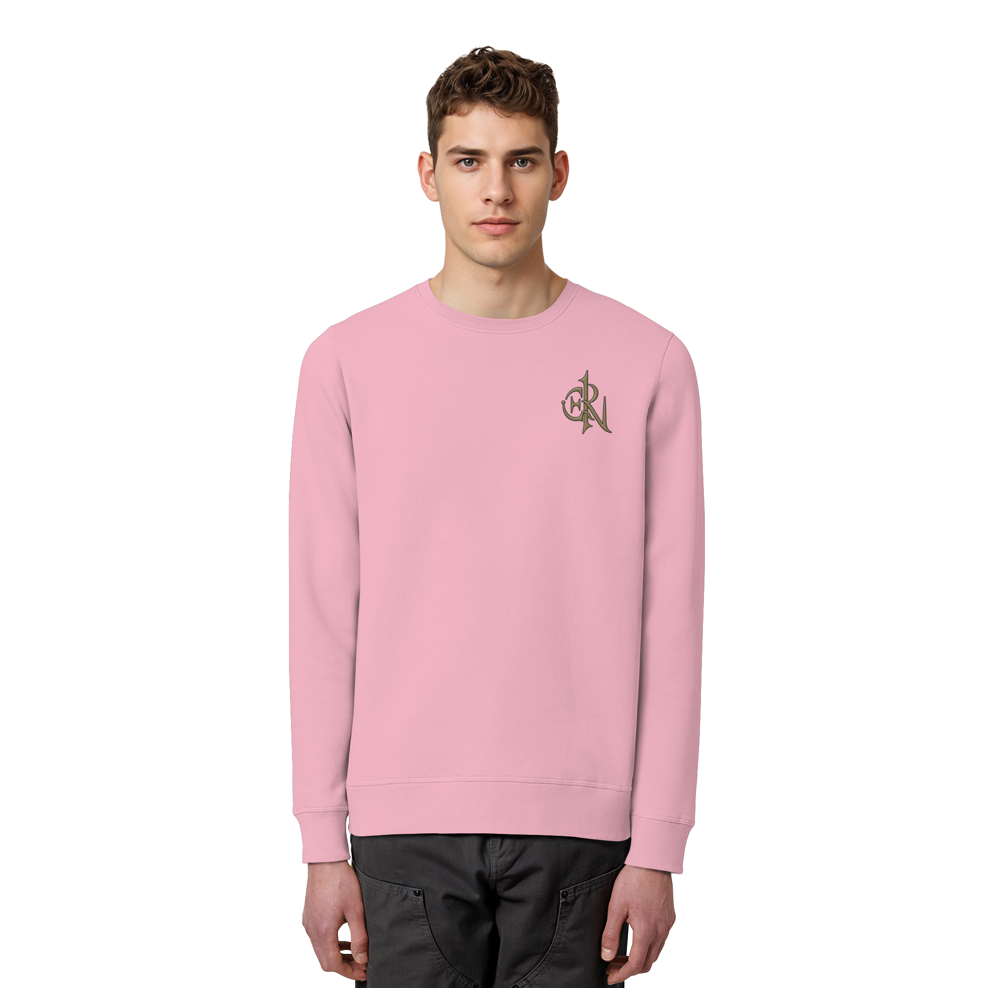 EMRAN Signature Sweatshirt – Burgundy Edition - Organic Basic Unisex Sweatshirt