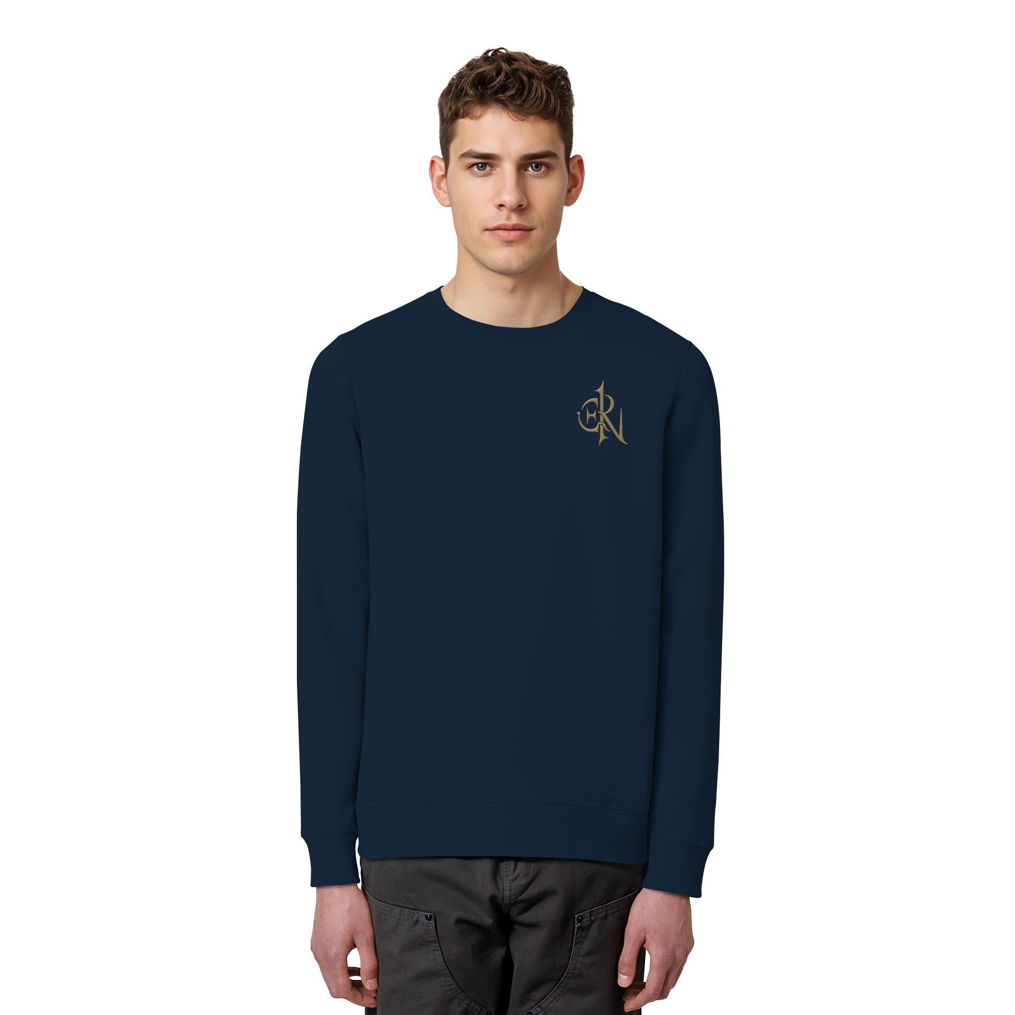 EMRAN Signature Sweatshirt – Burgundy Edition - Organic Basic Unisex Sweatshirt