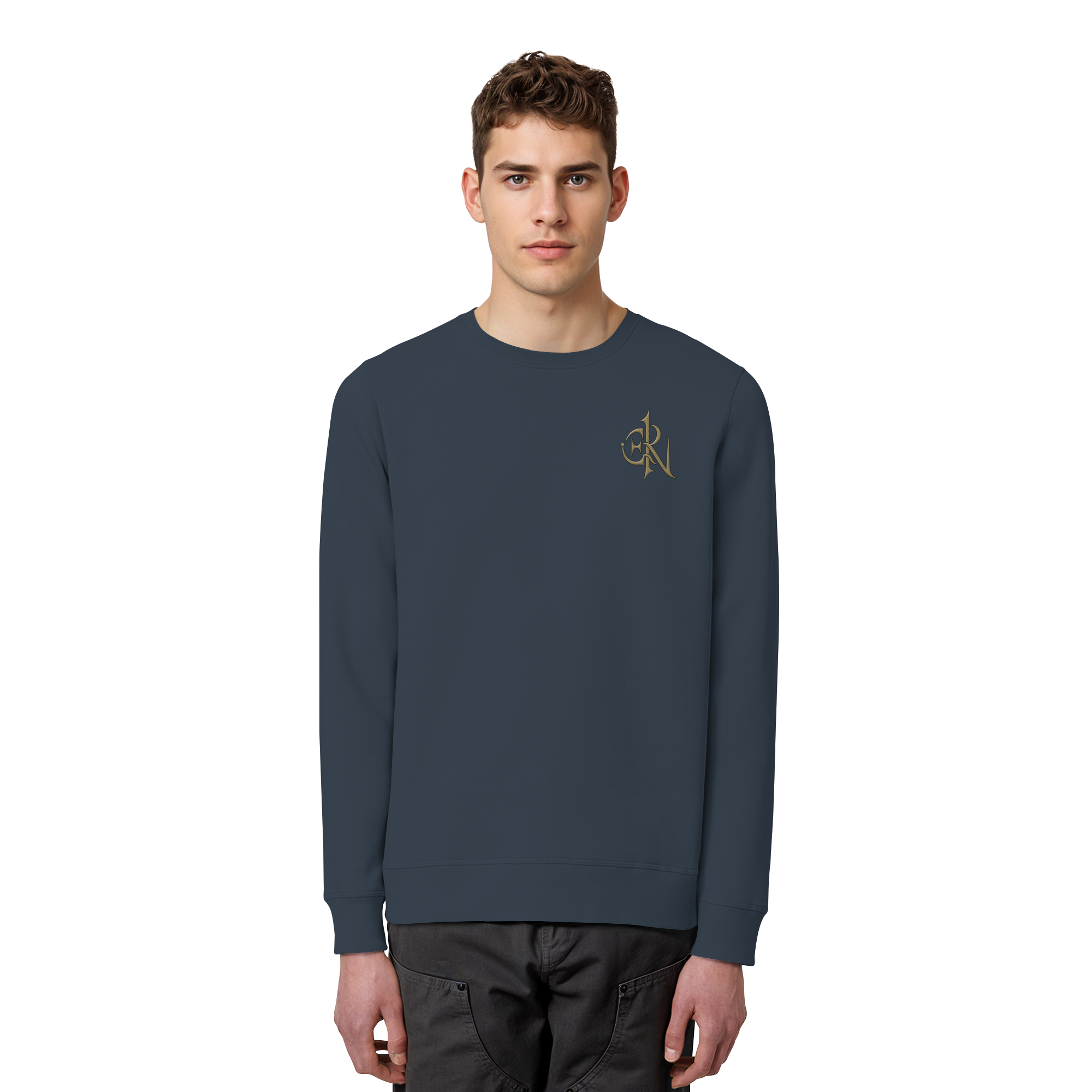 EMRAN Signature Sweatshirt – Burgundy Edition - Organic Basic Unisex Sweatshirt
