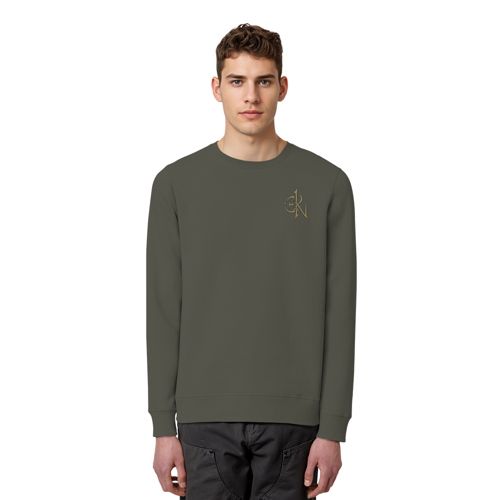 EMRAN Signature Sweatshirt – Burgundy Edition - Organic Basic Unisex Sweatshirt