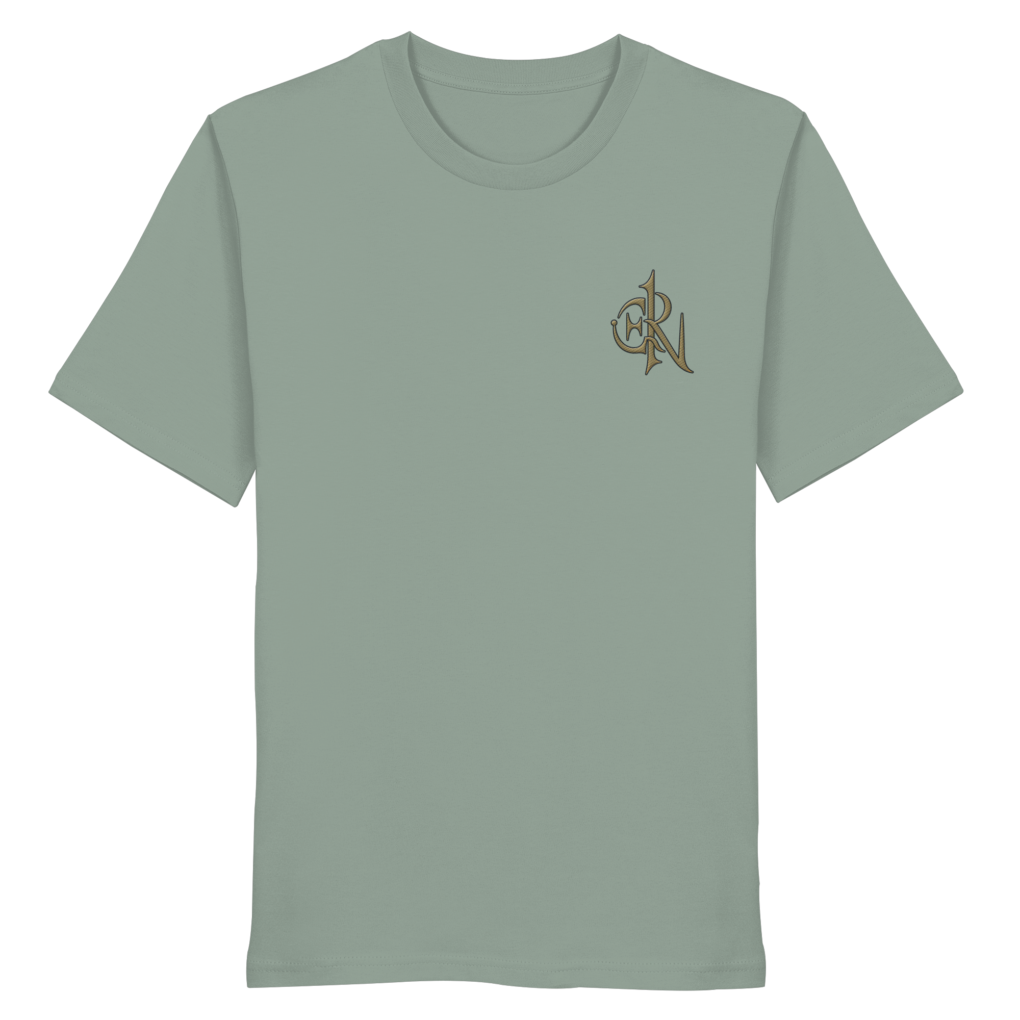 EMRAN Signature Organic T-Shirt – Burgundy Gold Edition - Organic Shirt