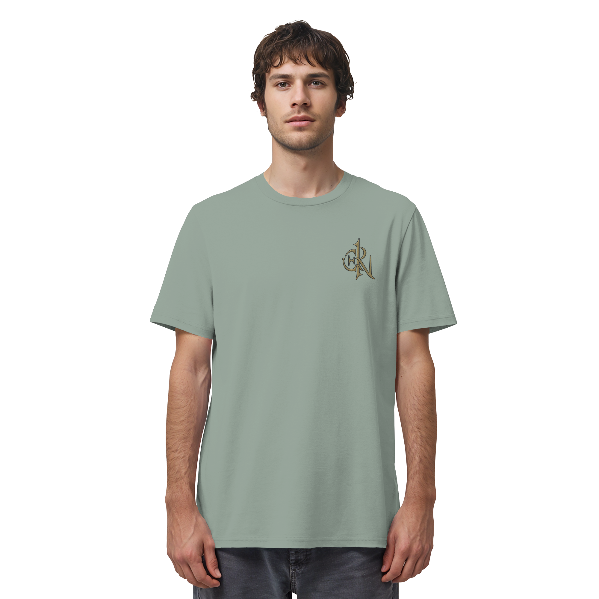 EMRAN Signature Organic T-Shirt – Burgundy Gold Edition - Organic Shirt