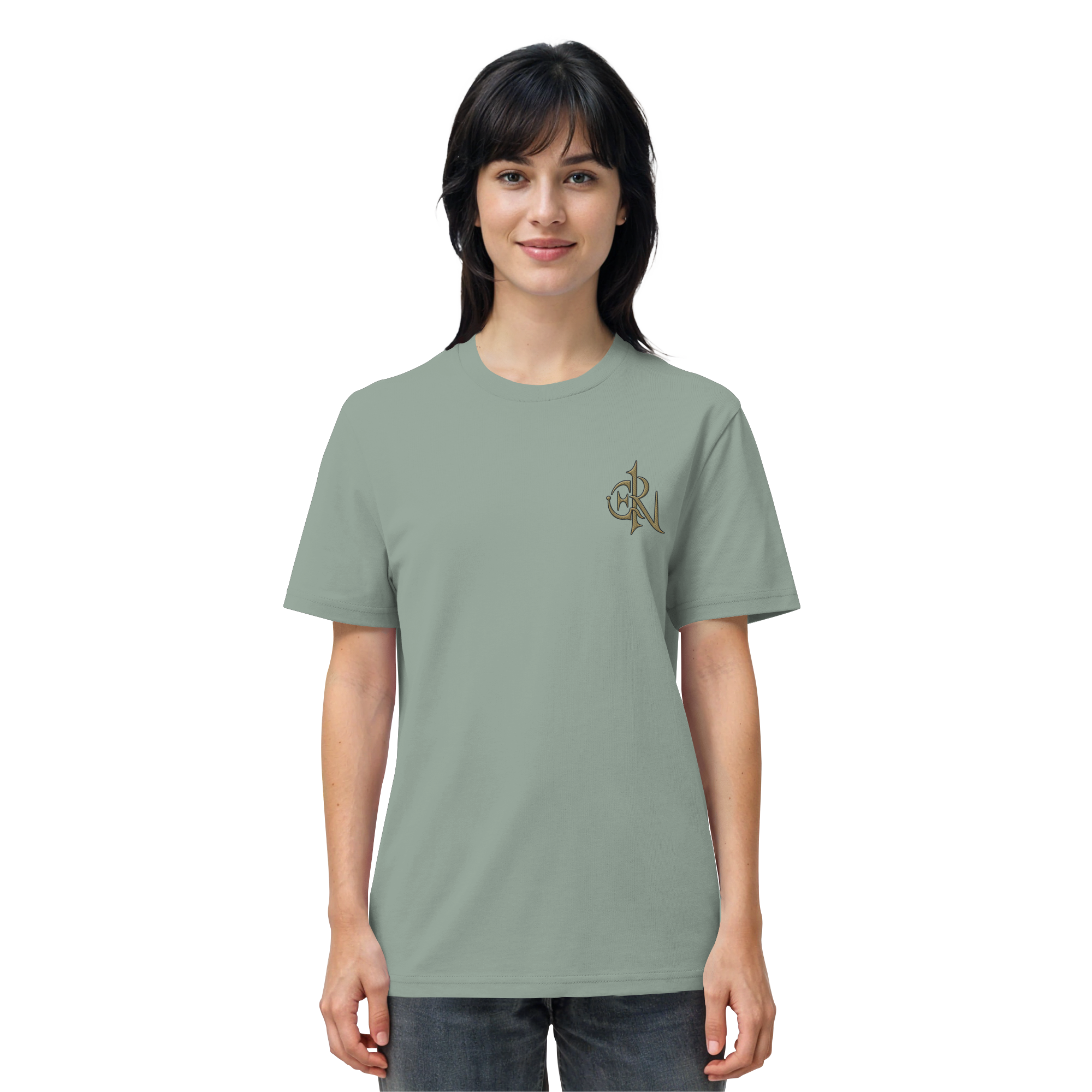 EMRAN Signature Organic T-Shirt – Burgundy Gold Edition - Organic Shirt