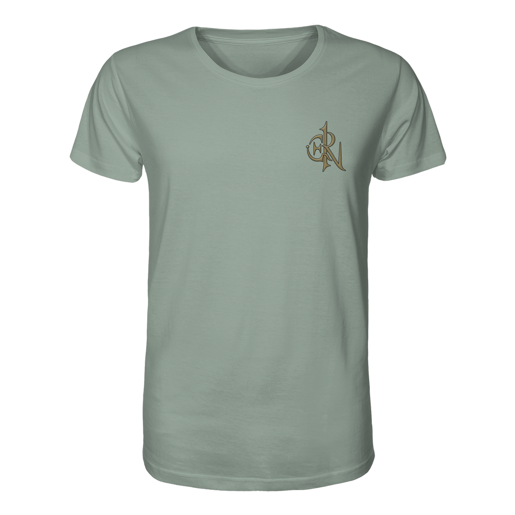 EMRAN Signature Organic T-Shirt – Burgundy Gold Edition - Organic Shirt