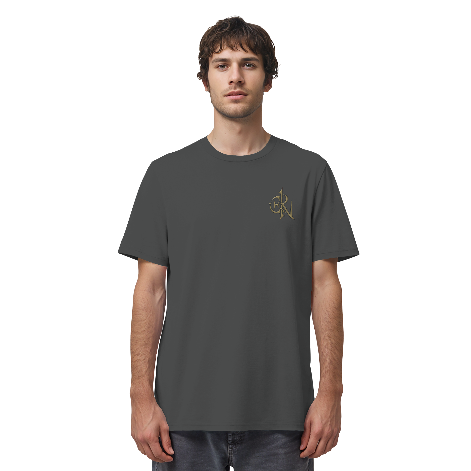 EMRAN Signature Organic T-Shirt – Burgundy Gold Edition - Organic Shirt
