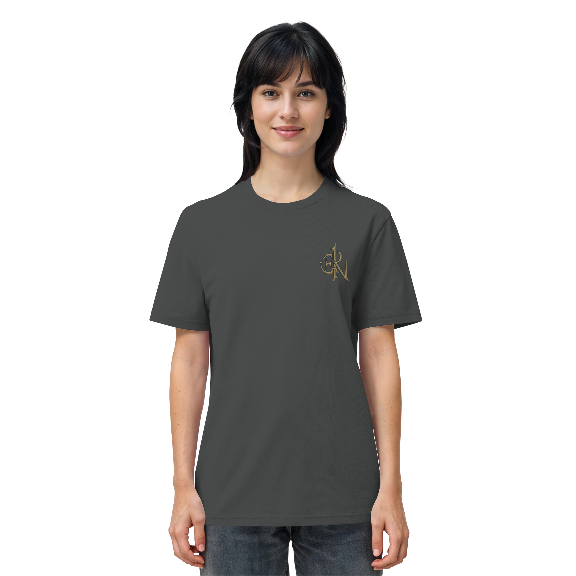 EMRAN Signature Organic T-Shirt – Burgundy Gold Edition - Organic Shirt