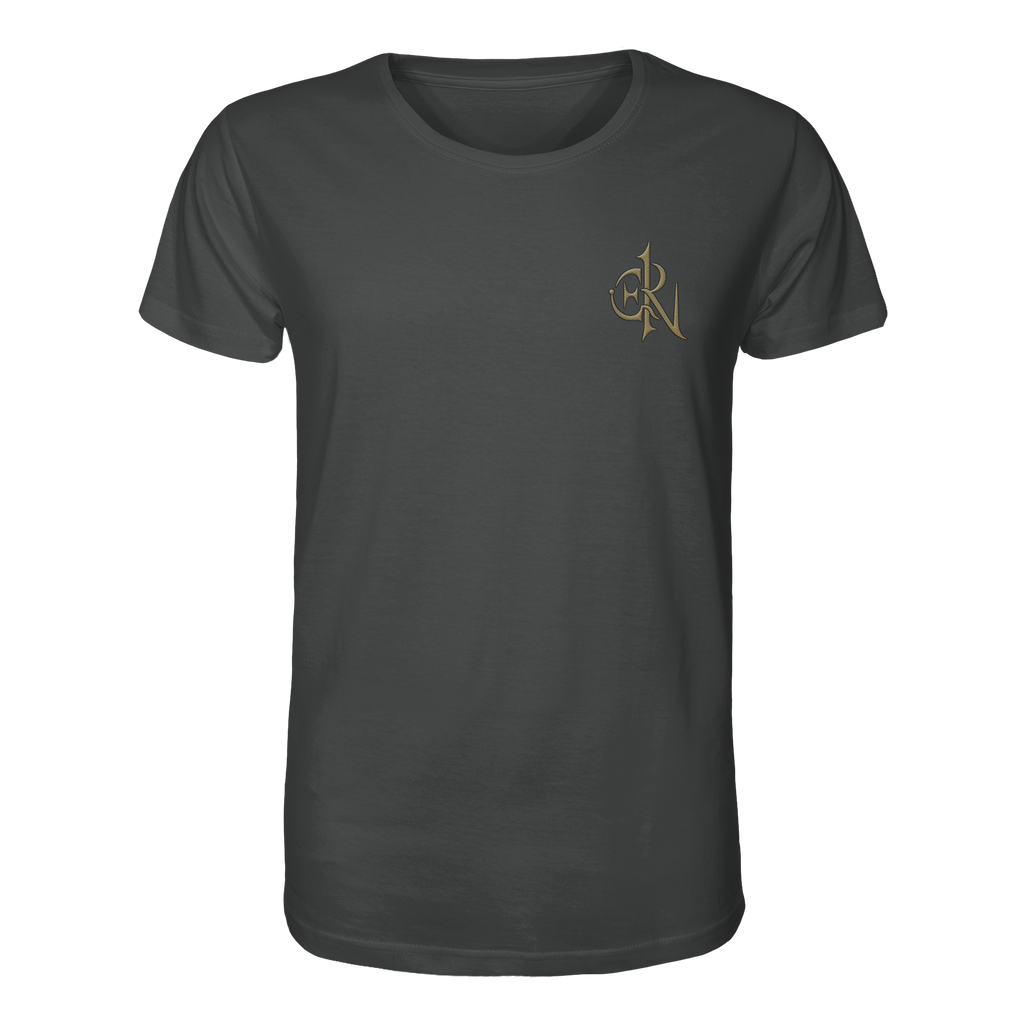 EMRAN Signature Organic T-Shirt – Burgundy Gold Edition - Organic Shirt