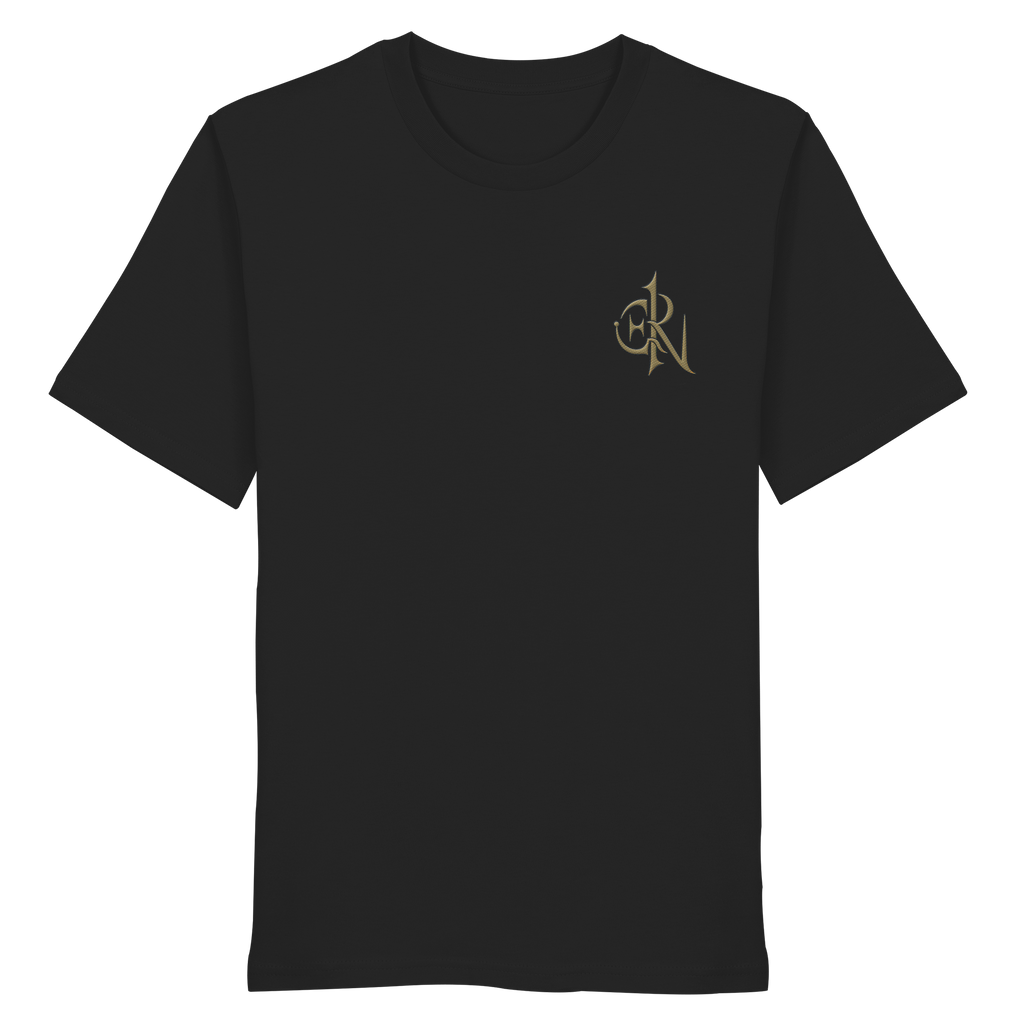 EMRAN Signature Organic T-Shirt – Burgundy Gold Edition - Organic Shirt