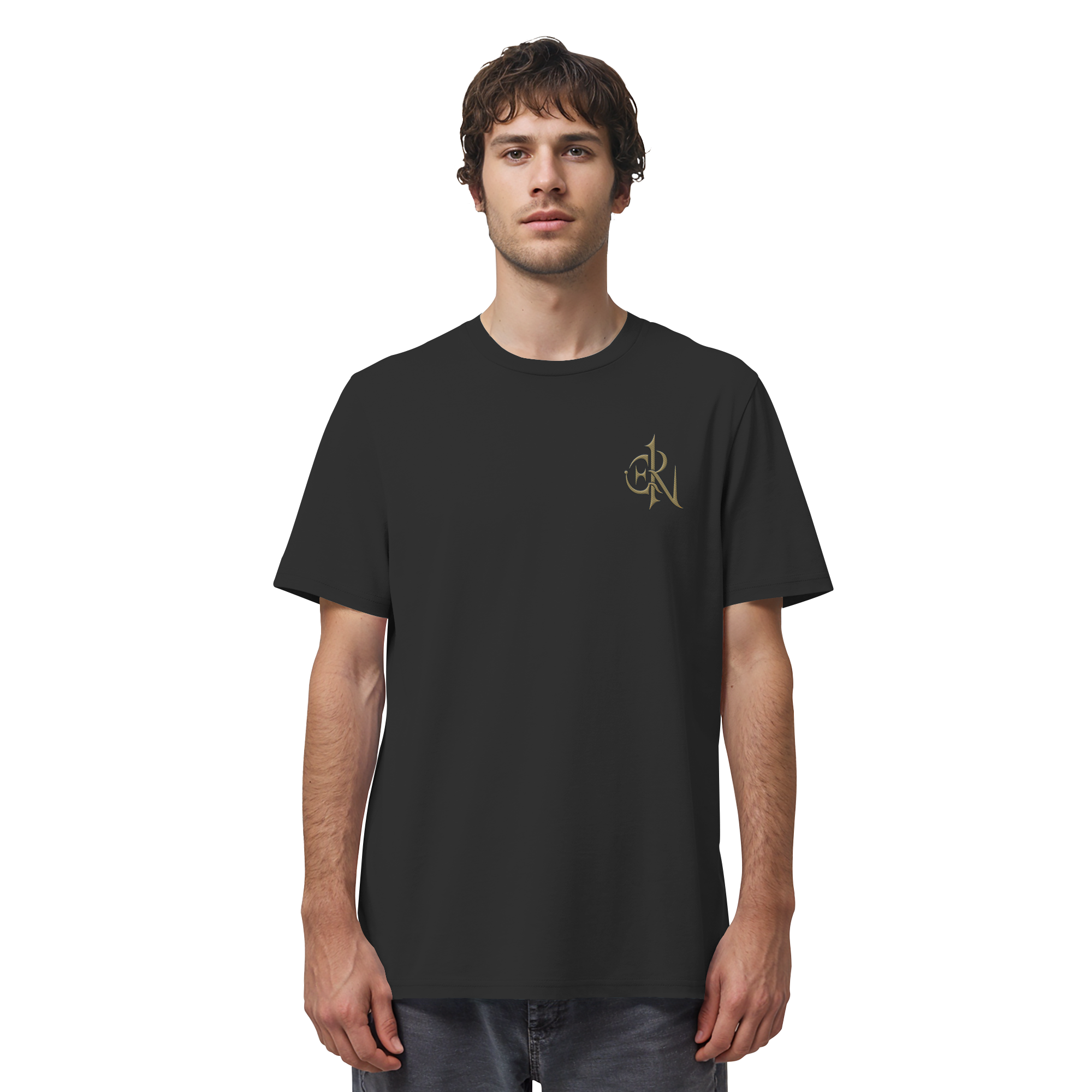 EMRAN Signature Organic T-Shirt – Burgundy Gold Edition - Organic Shirt
