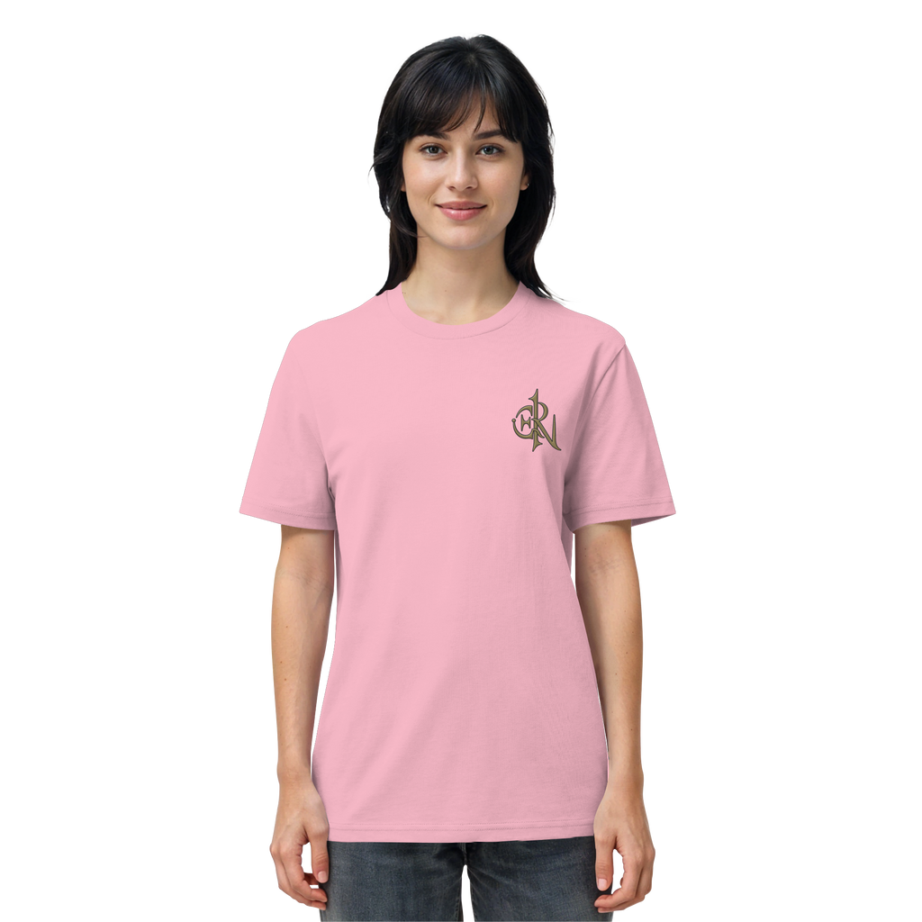 EMRAN Signature Organic T-Shirt – Burgundy Gold Edition - Organic Shirt
