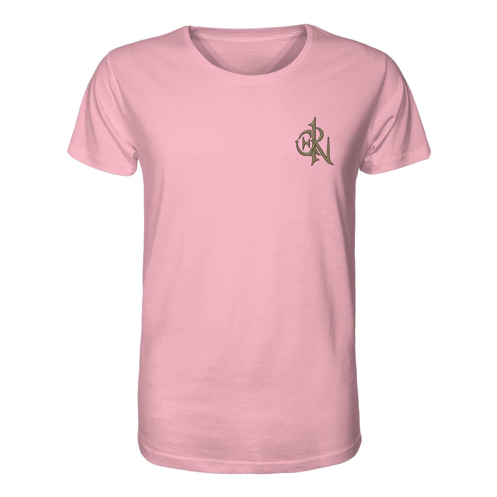 EMRAN Signature Organic T-Shirt – Burgundy Gold Edition - Organic Shirt