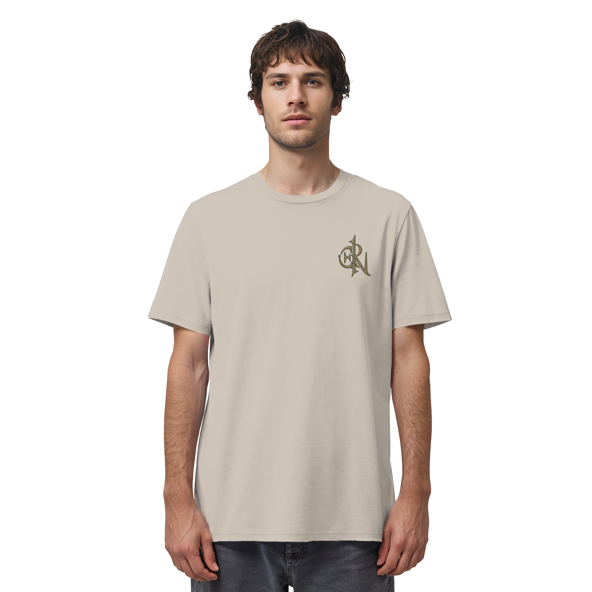EMRAN Signature Organic T-Shirt – Burgundy Gold Edition - Organic Shirt