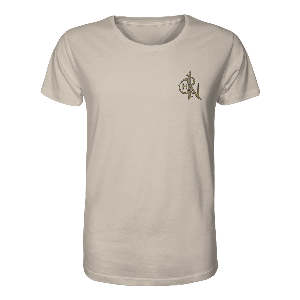EMRAN Signature Organic T-Shirt – Burgundy Gold Edition - Organic Shirt