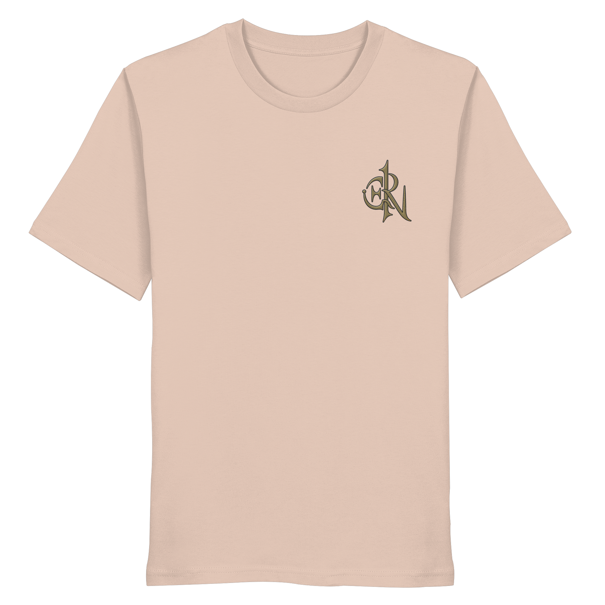 EMRAN Signature Organic T-Shirt – Burgundy Gold Edition - Organic Shirt
