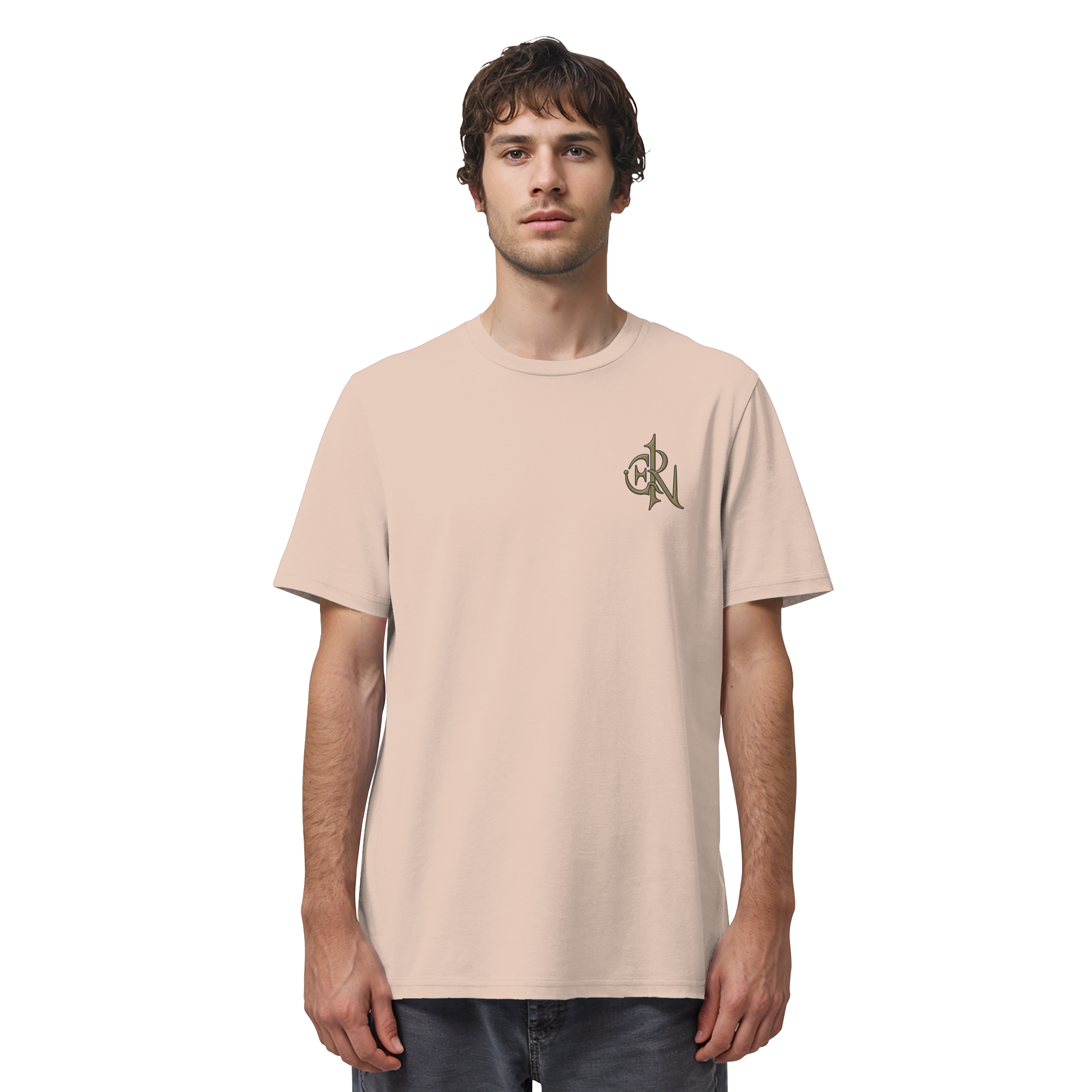 EMRAN Signature Organic T-Shirt – Burgundy Gold Edition - Organic Shirt