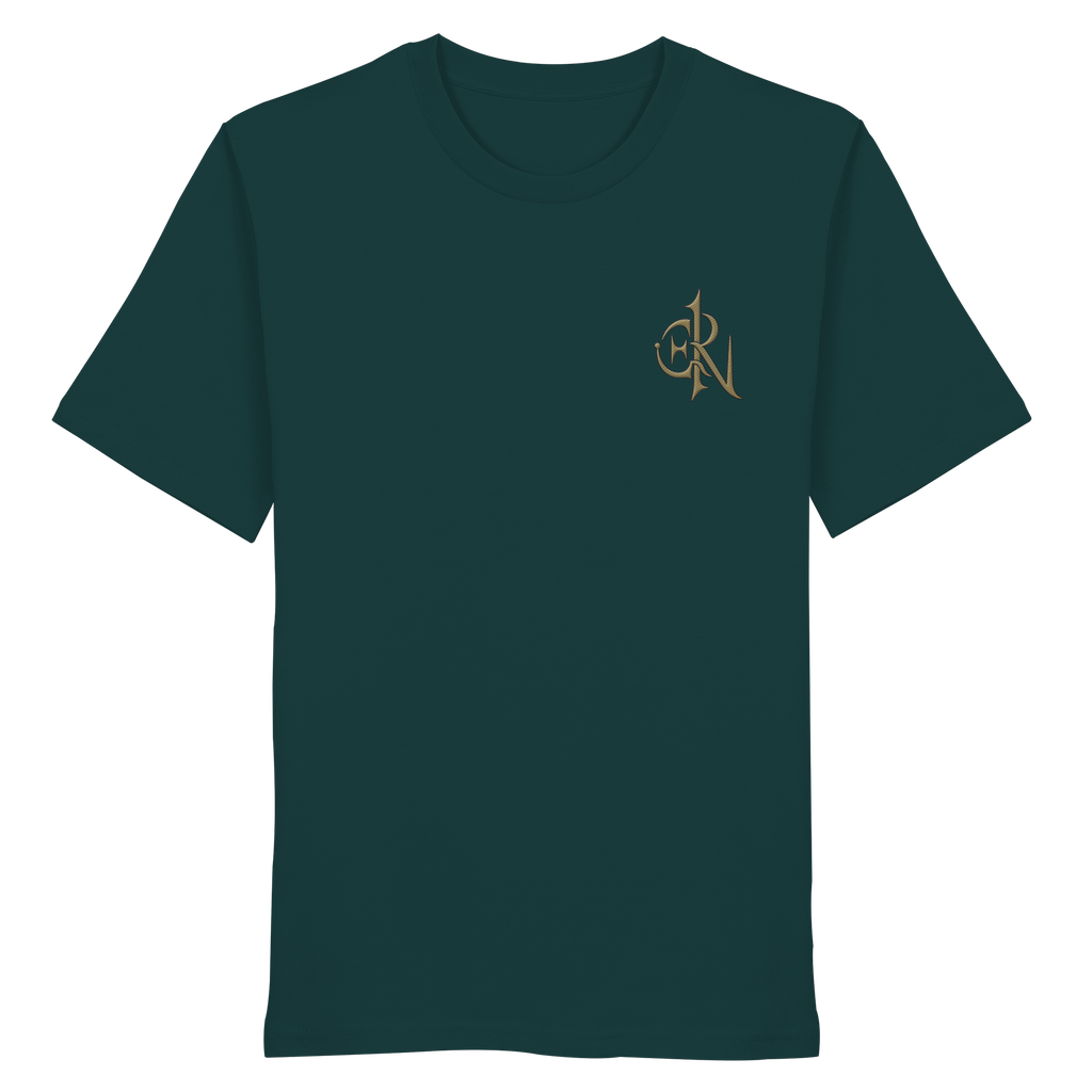 EMRAN Signature Organic T-Shirt – Burgundy Gold Edition - Organic Shirt