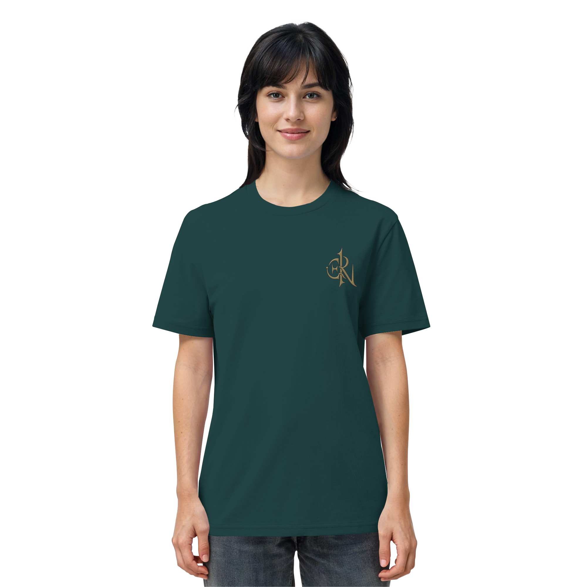 EMRAN Signature Organic T-Shirt – Burgundy Gold Edition - Organic Shirt