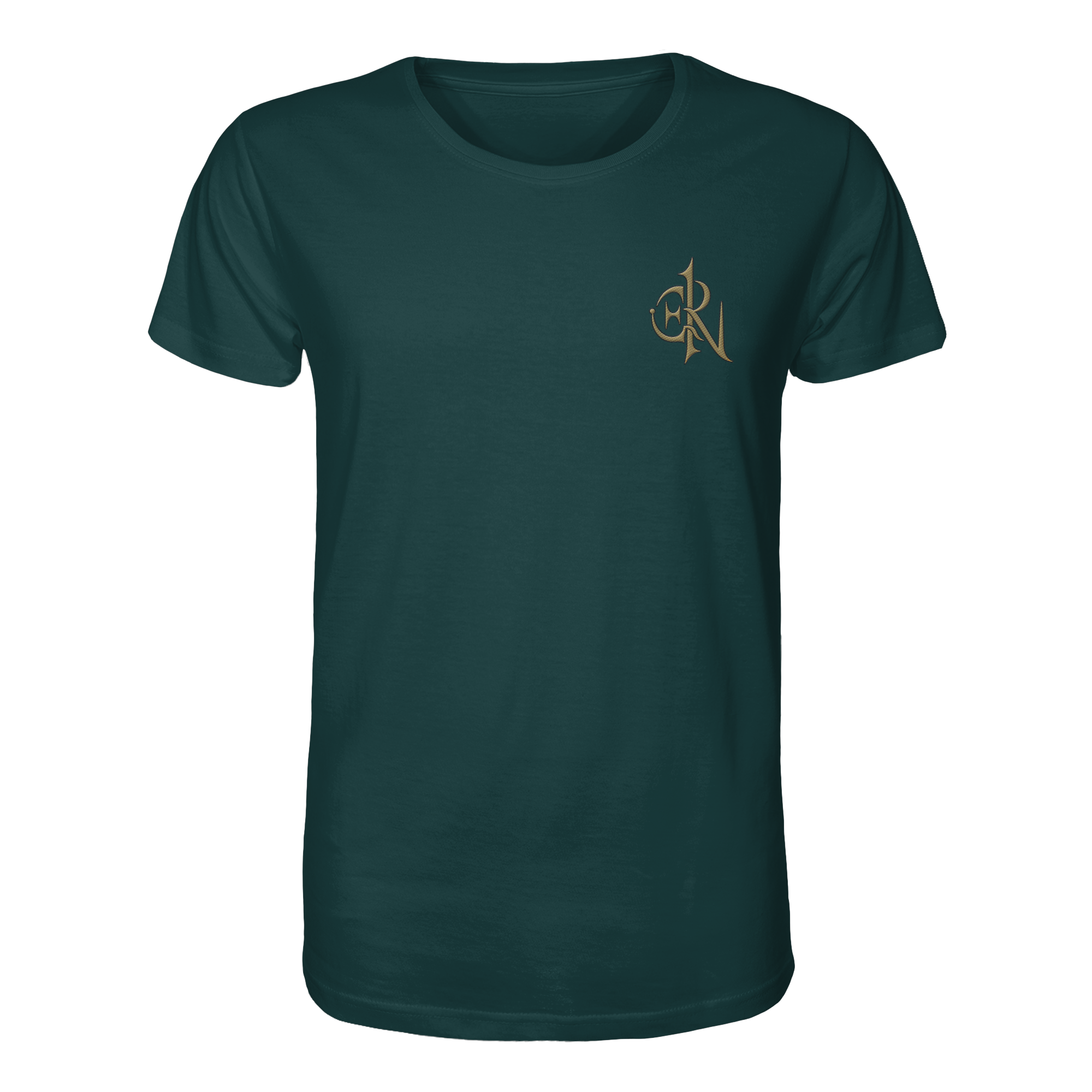 EMRAN Signature Organic T-Shirt – Burgundy Gold Edition - Organic Shirt