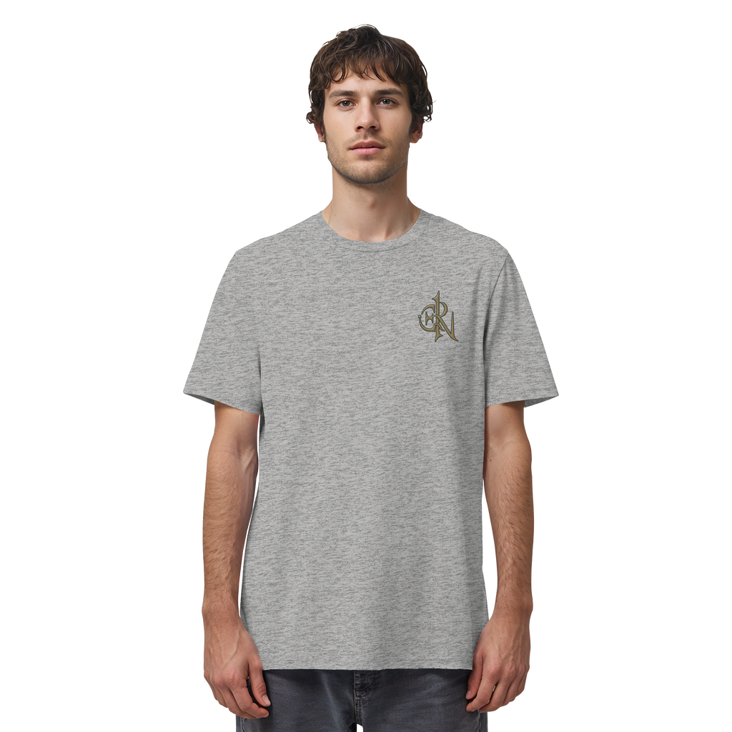 EMRAN Signature Organic T-Shirt – Burgundy Gold Edition - Organic Shirt