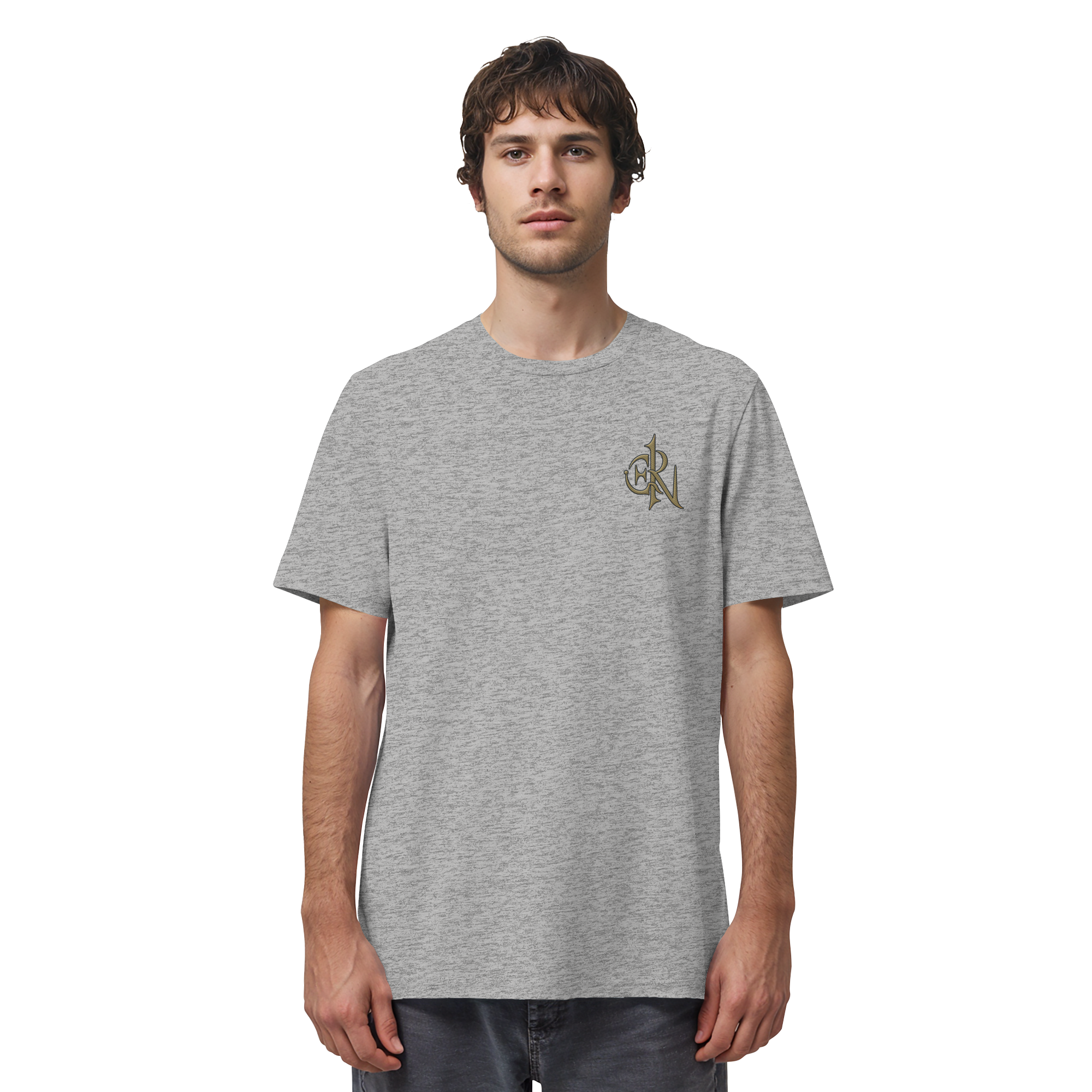 EMRAN Signature Organic T-Shirt – Burgundy Gold Edition - Organic Shirt