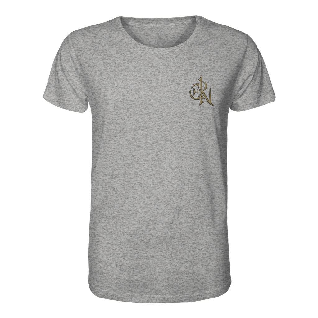 EMRAN Signature Organic T-Shirt – Burgundy Gold Edition - Organic Shirt
