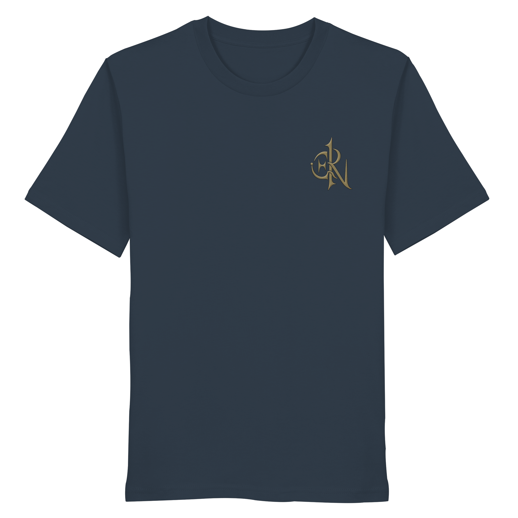 EMRAN Signature Organic T-Shirt – Burgundy Gold Edition - Organic Shirt