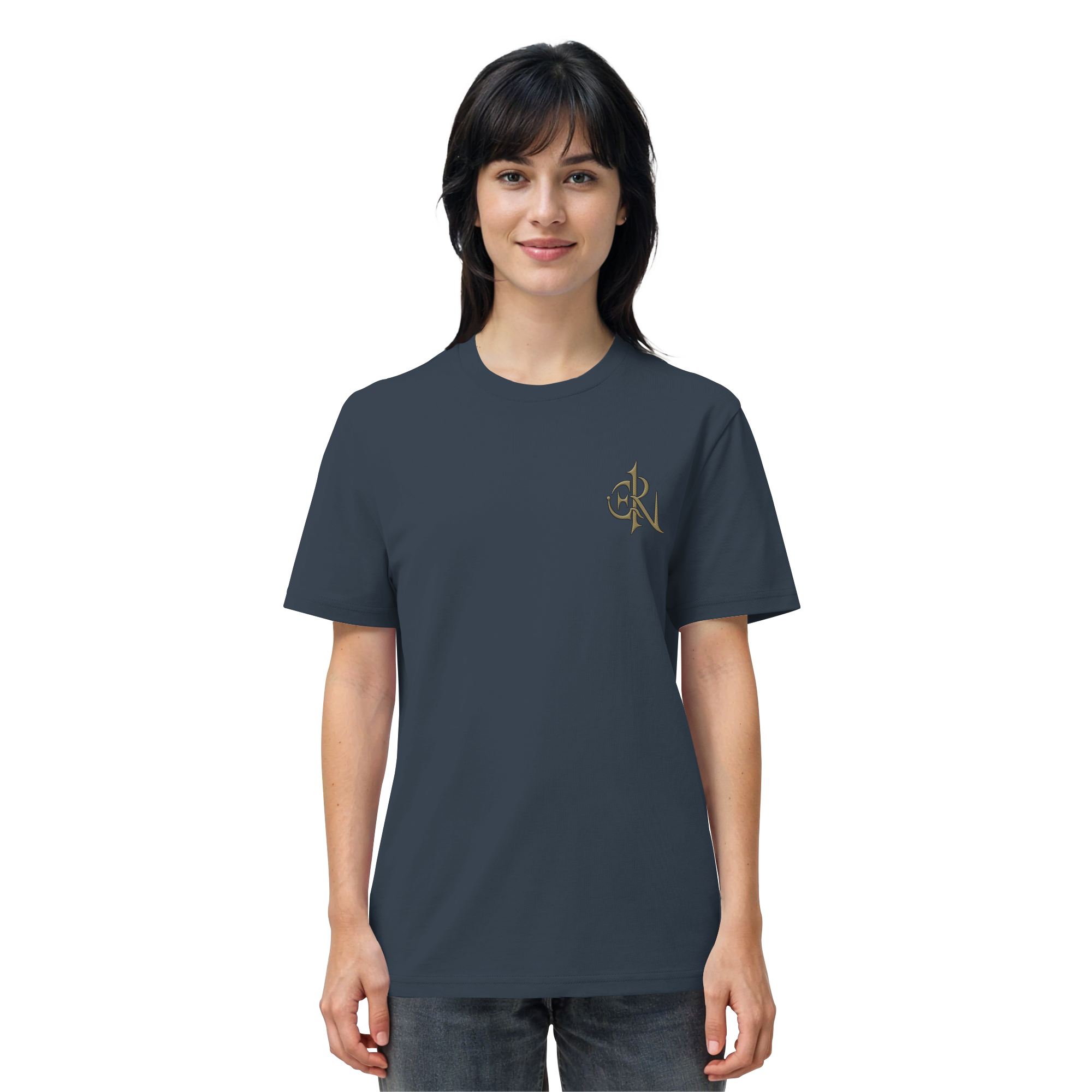 EMRAN Signature Organic T-Shirt – Burgundy Gold Edition - Organic Shirt