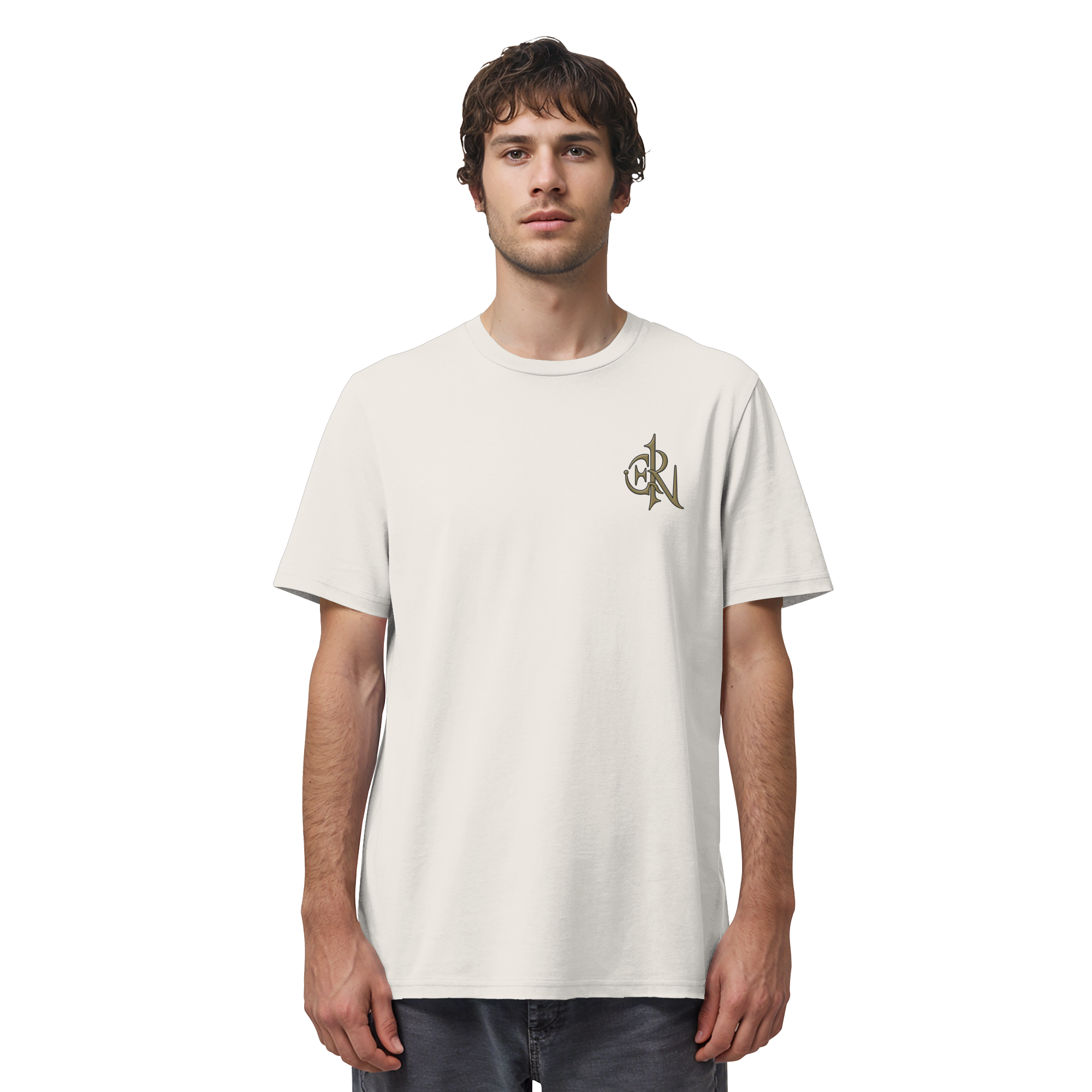 EMRAN Signature Organic T-Shirt – Burgundy Gold Edition - Organic Shirt