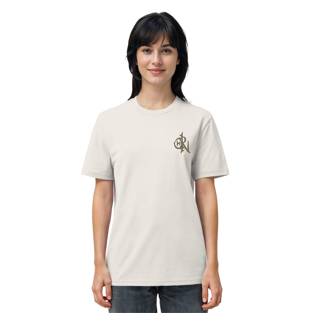 EMRAN Signature Organic T-Shirt – Burgundy Gold Edition - Organic Shirt