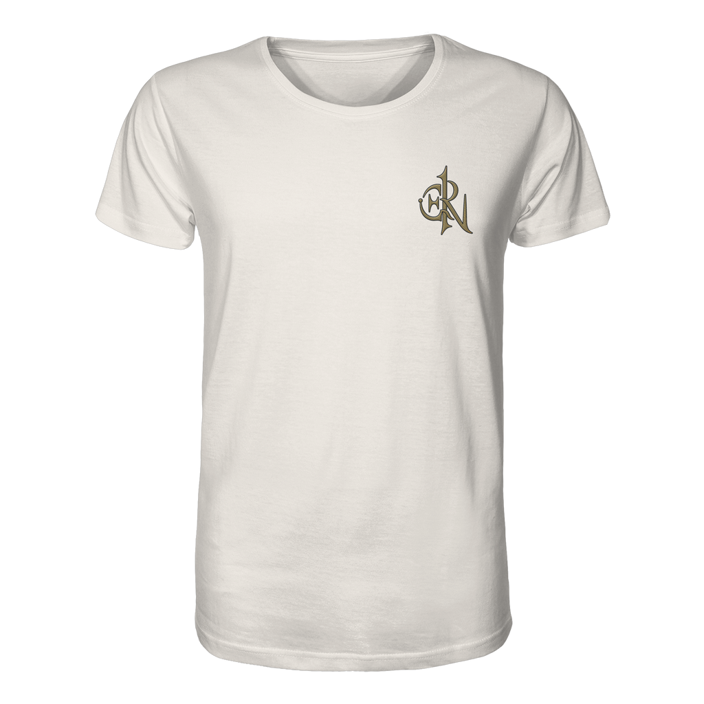 EMRAN Signature Organic T-Shirt – Burgundy Gold Edition - Organic Shirt