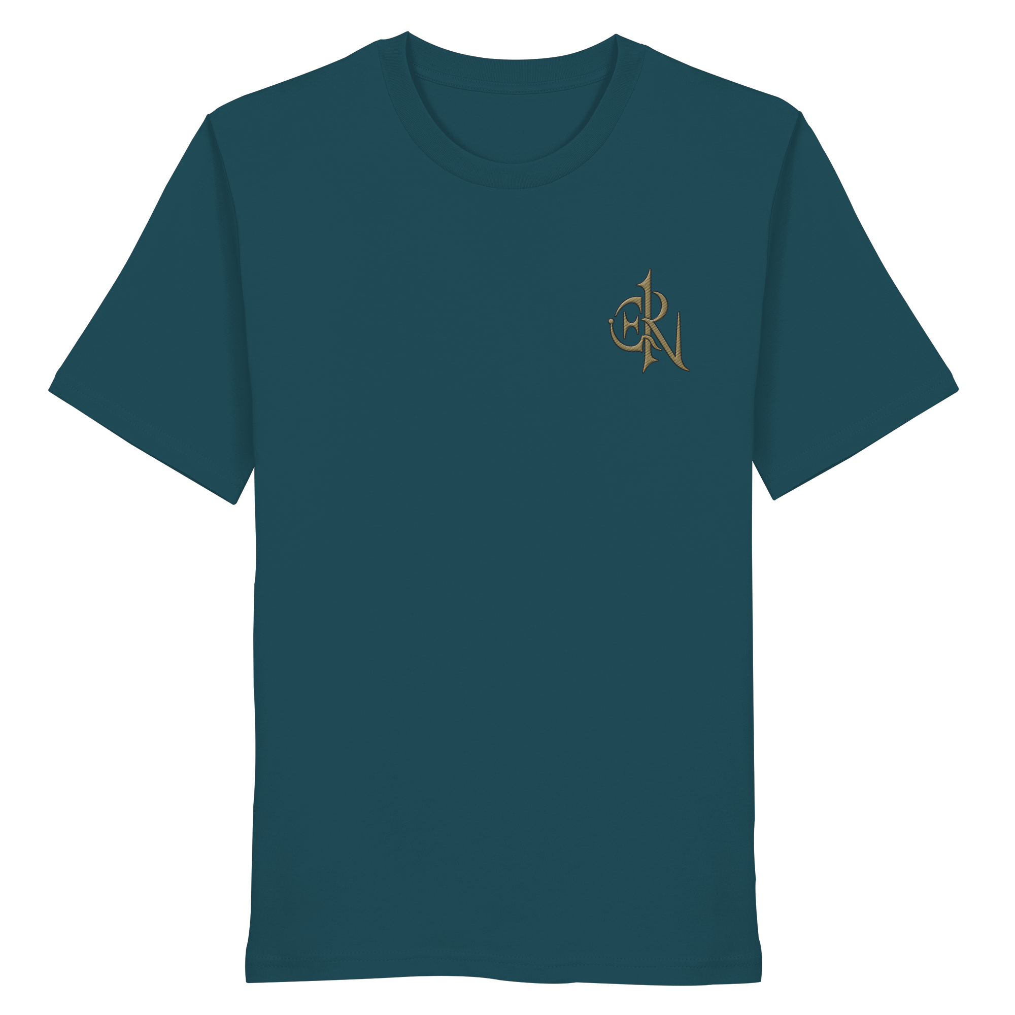 EMRAN Signature Organic T-Shirt – Burgundy Gold Edition - Organic Shirt