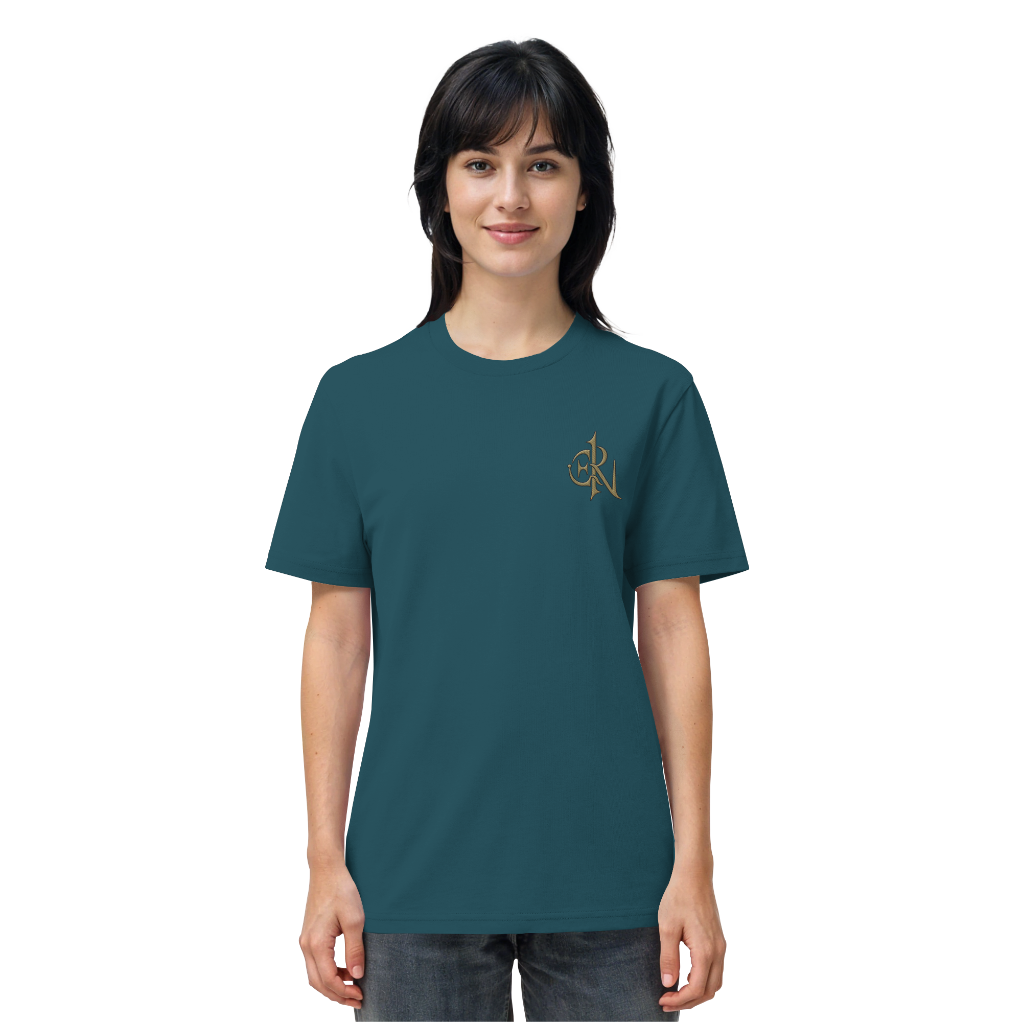 EMRAN Signature Organic T-Shirt – Burgundy Gold Edition - Organic Shirt