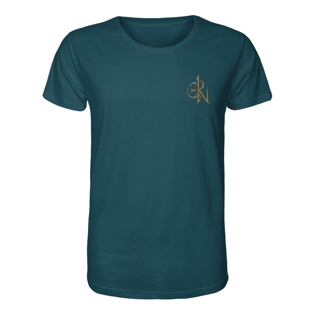EMRAN Signature Organic T-Shirt – Burgundy Gold Edition - Organic Shirt