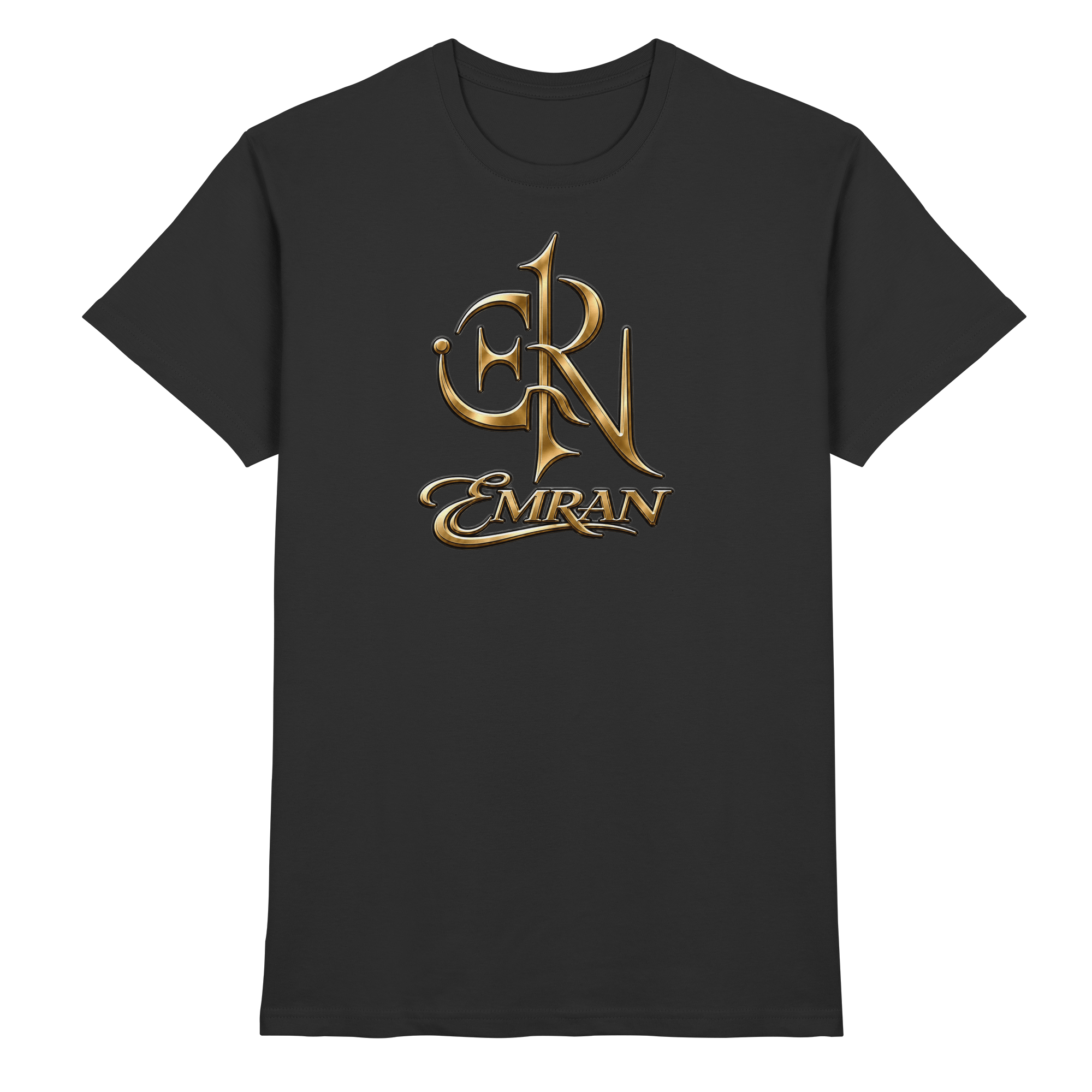 EMRAN Signature Gold Logo T-Shirt