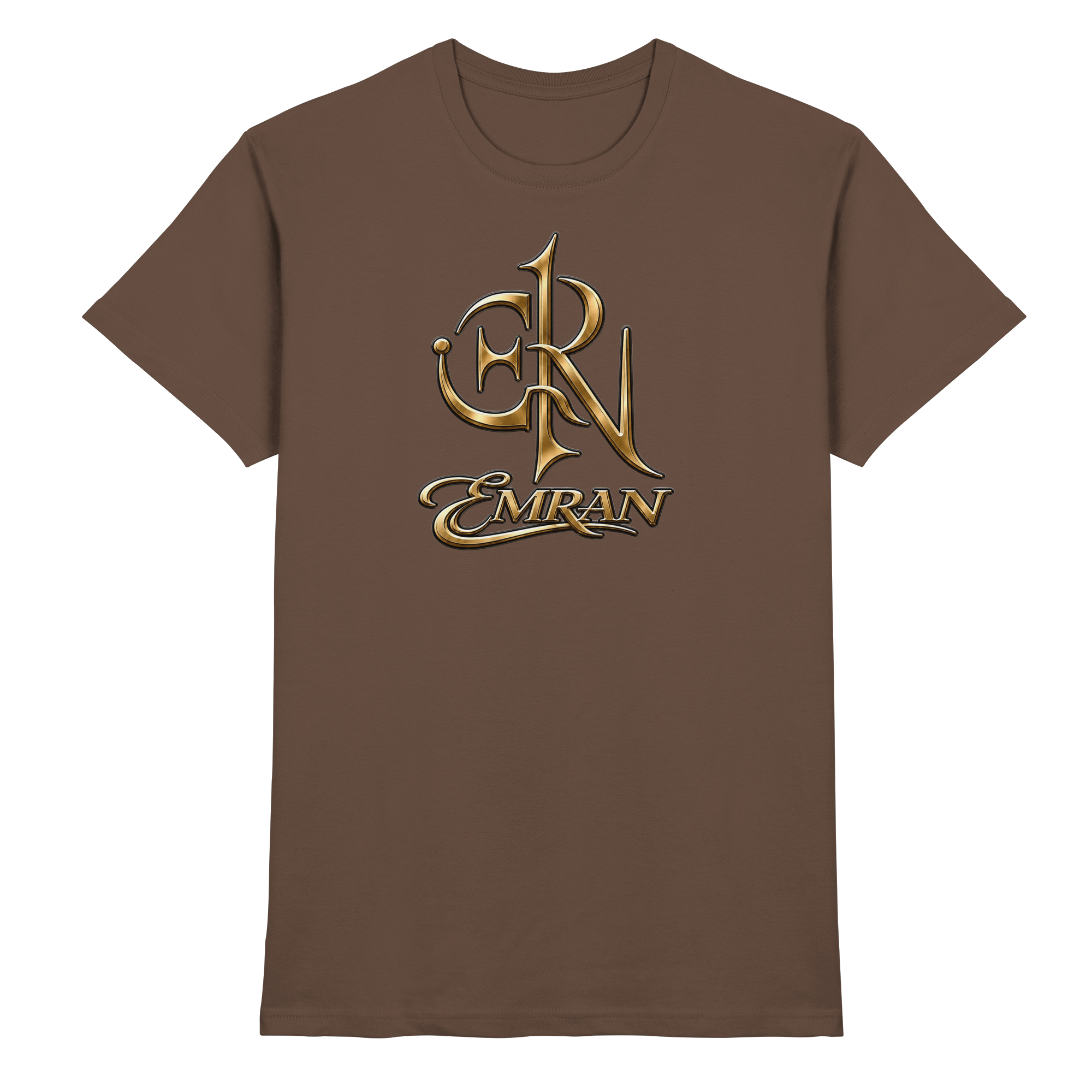 EMRAN Signature Gold Logo T-Shirt