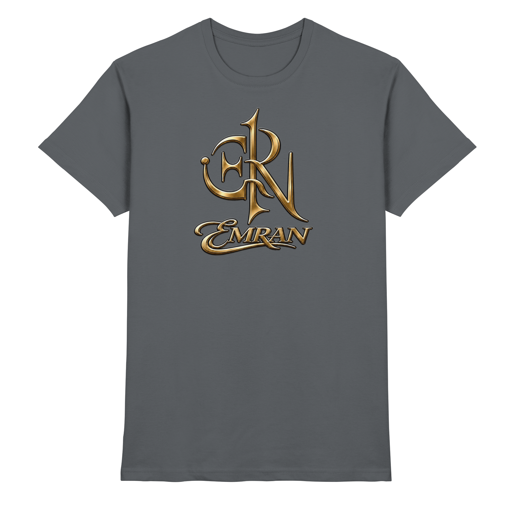 EMRAN Signature Gold Logo T-Shirt