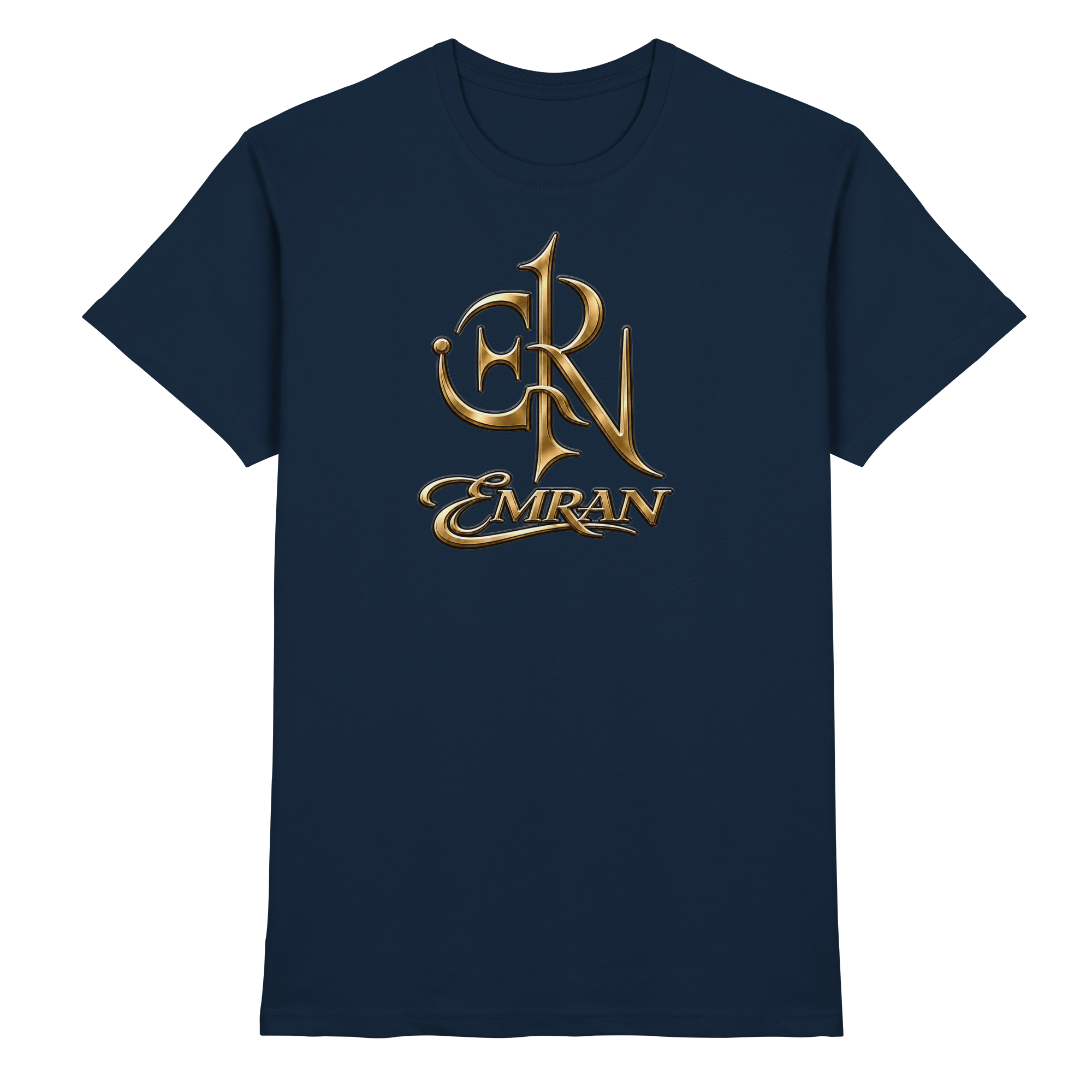 EMRAN Signature Gold Logo T-Shirt
