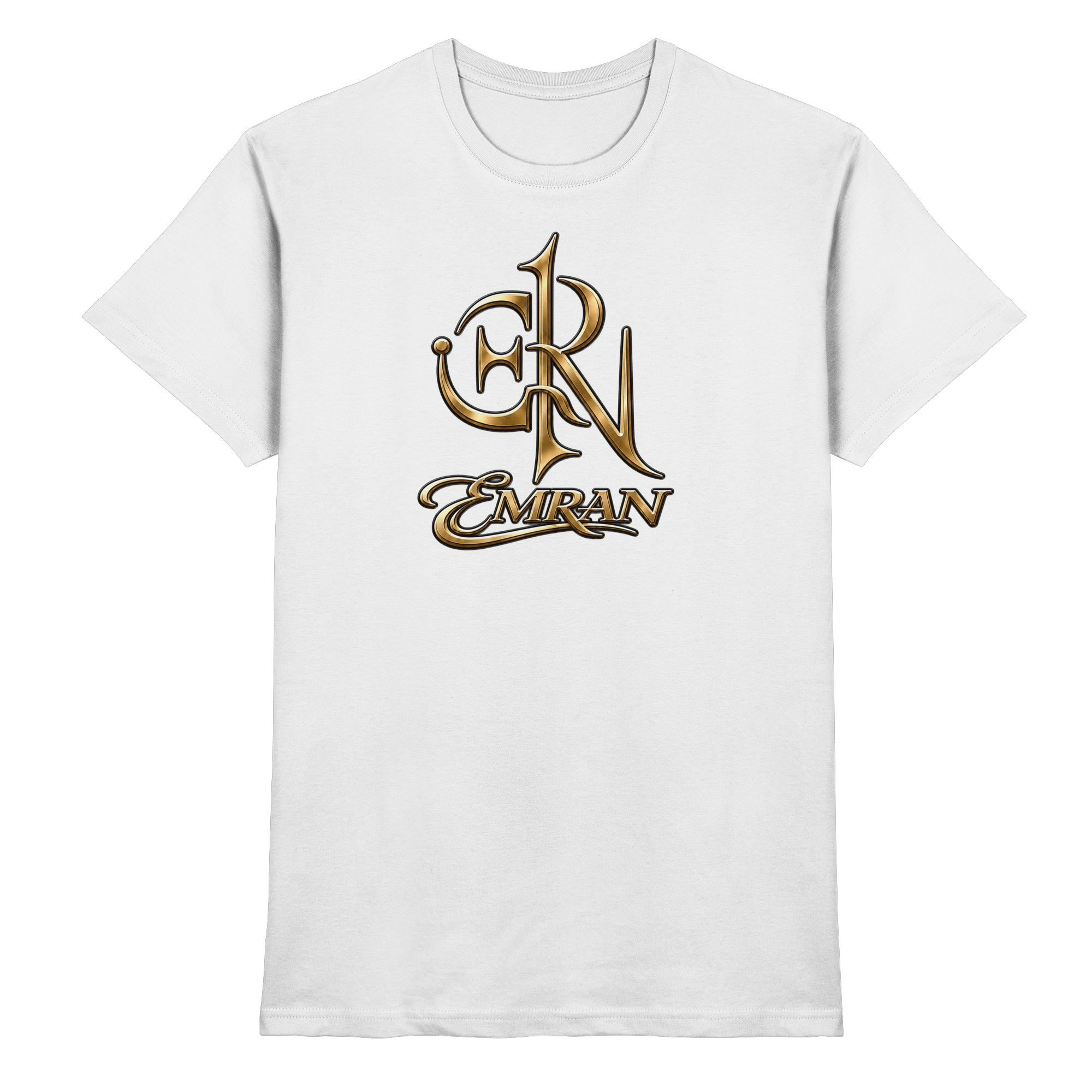EMRAN Signature Gold Logo T-Shirt